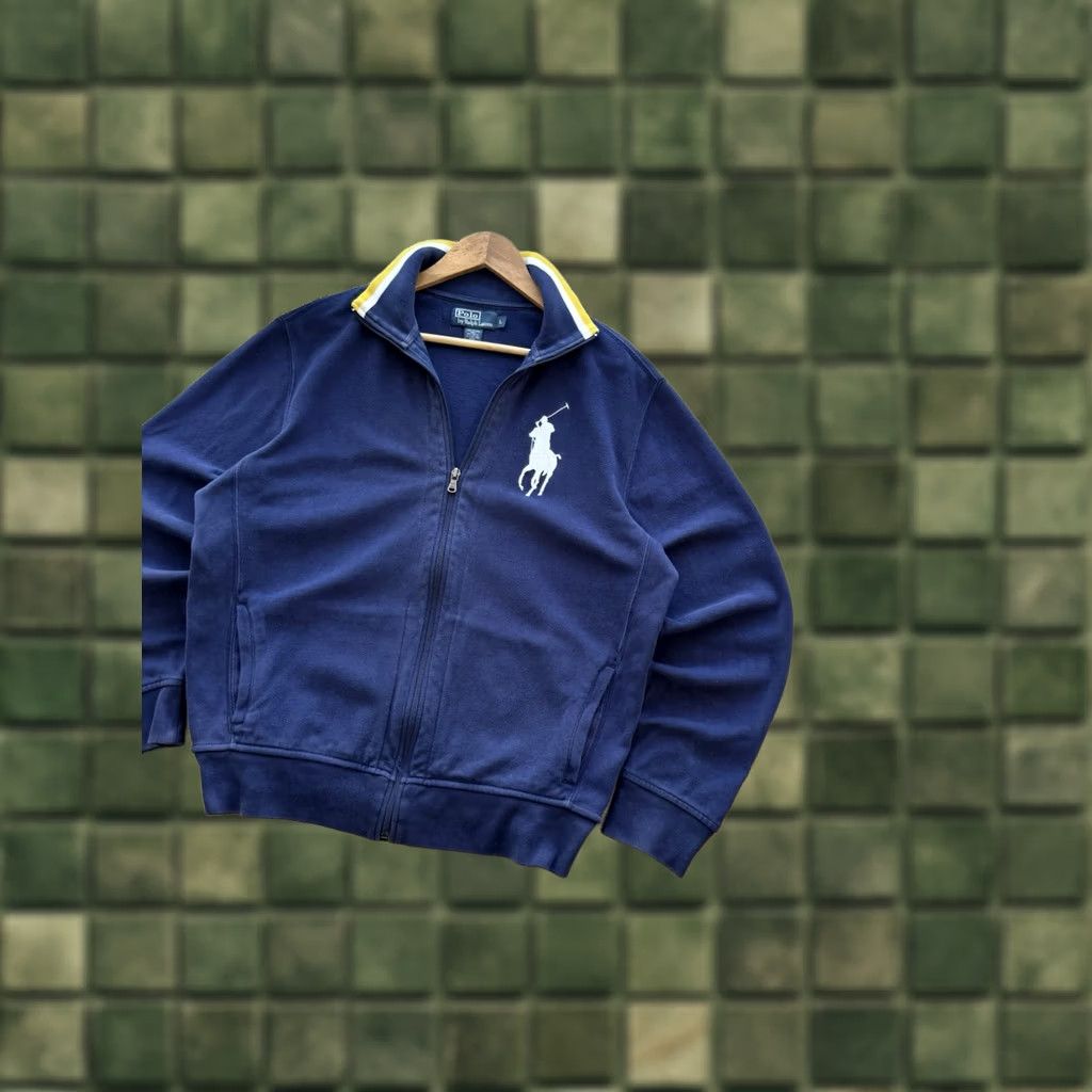 Polo Ralph Lauren VINTAGE Polo Ralph Lauren Sweatshirt Polo Ralph Lauren Logo BLUE Size L Men Size US L / EU 52-54 / 3 - 1 Thumbnail