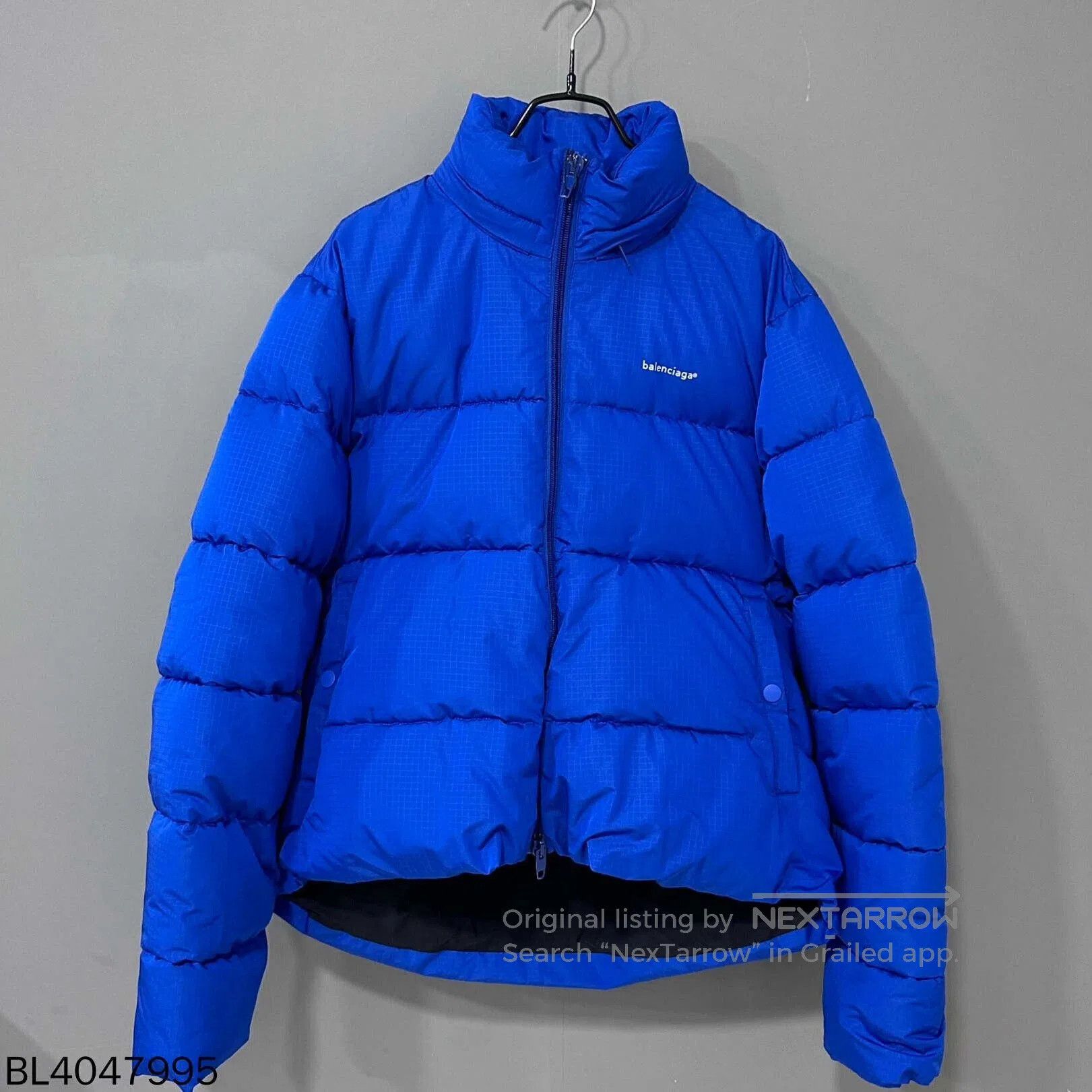 Balenciaga balenciaga blue logo padded jacket. Size US L / EU 52-54 / 3 - 4 Thumbnail