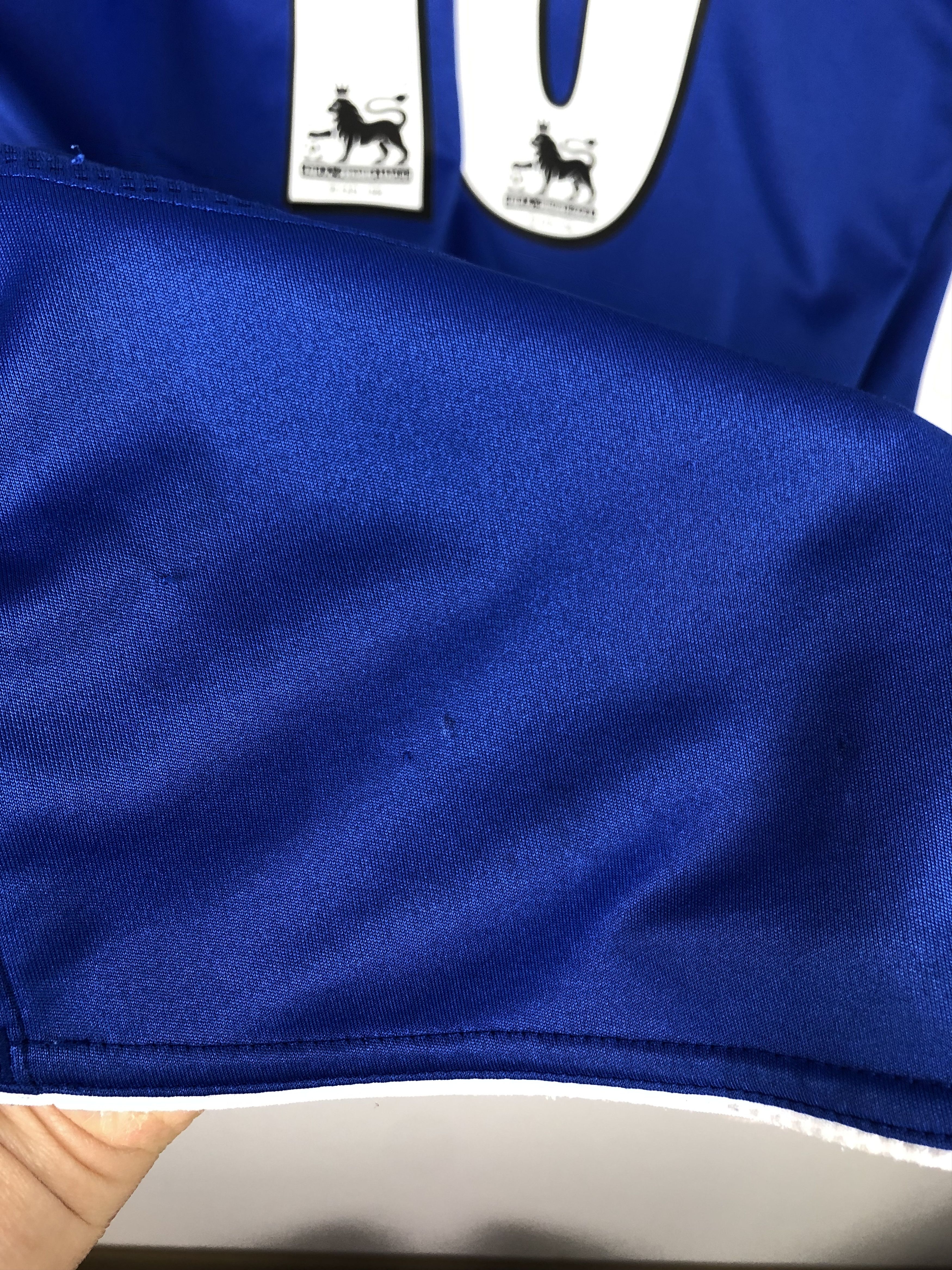 Adidas Chelsea football shirt 2006 Soccer Adidas #10 J. Cole Tee Size US S / EU 44-46 / 1 - 11 Thumbnail