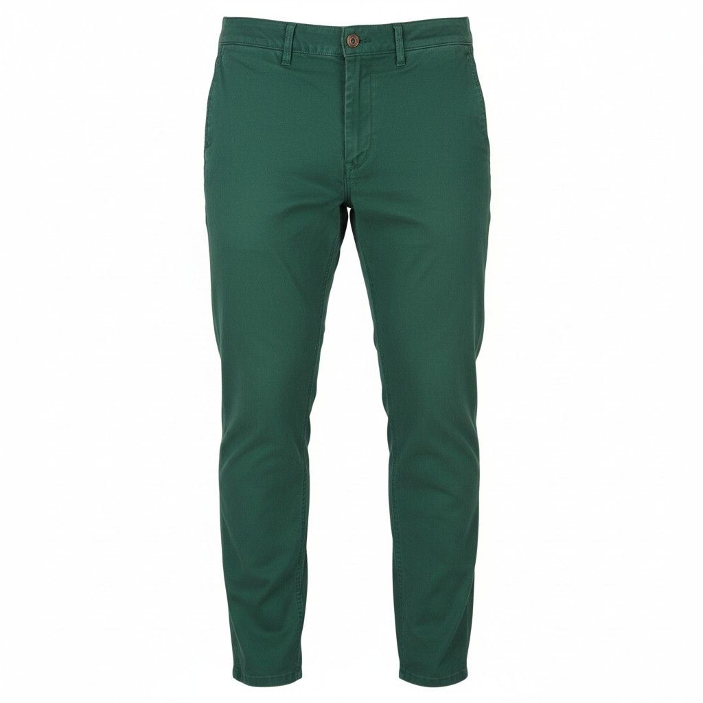 Scotch & Soda COLEBY W29/L32 Green Relaxed Slim Chino Trousers 89098 Size US 29 - 1 Thumbnail