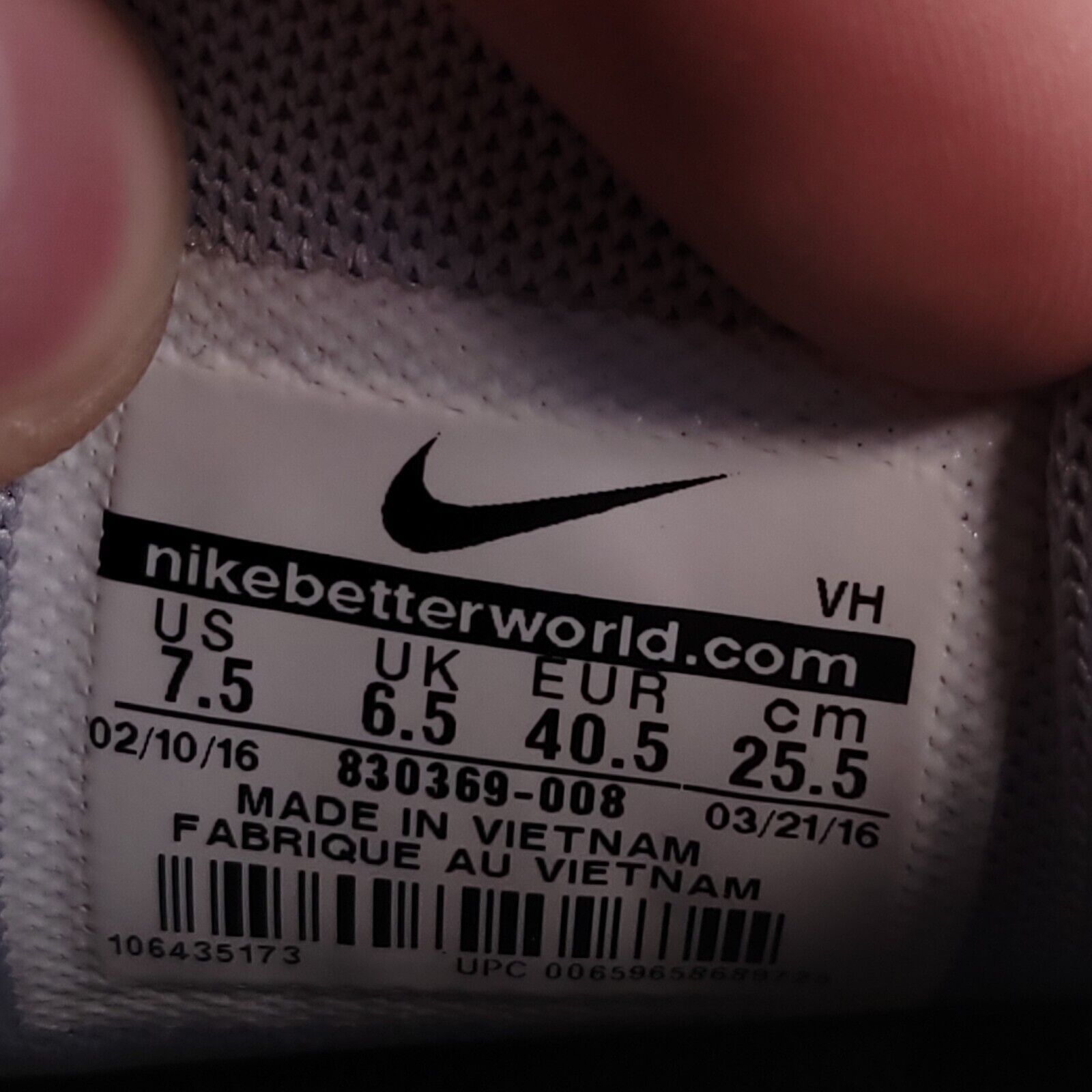 Nike Nike Flex 2016 Run Shoe Mens Size 7.5 830369-008 Gray Green Size US 7.5 / EU 40-41 - 11 Thumbnail