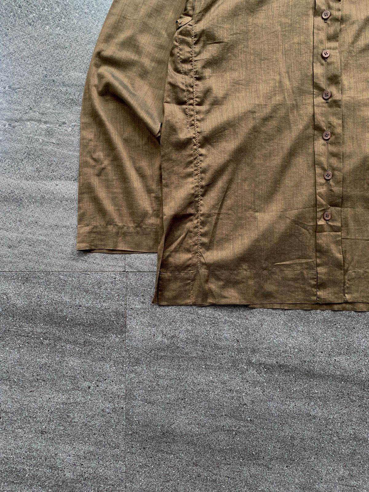 Issey Miyake FREE TAX! Splitter Long sleeve Shirt Size US S / EU 44-46 / 1 - 4 Thumbnail