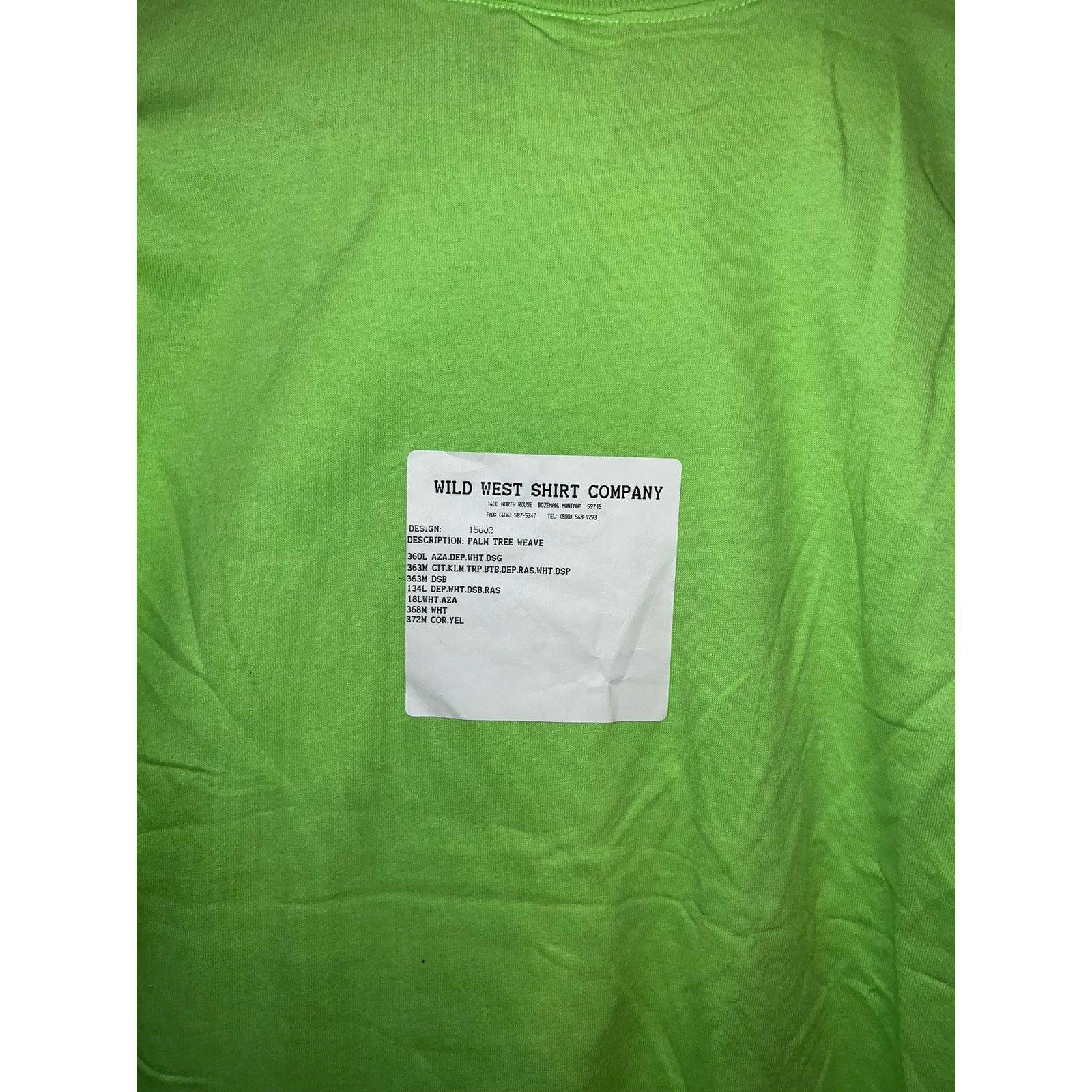 Anvil Vintage Las Vegas Shirt Palm Tree Green Graphic Tee VTG 90s Size US L / EU 52-54 / 3 - 7 Thumbnail