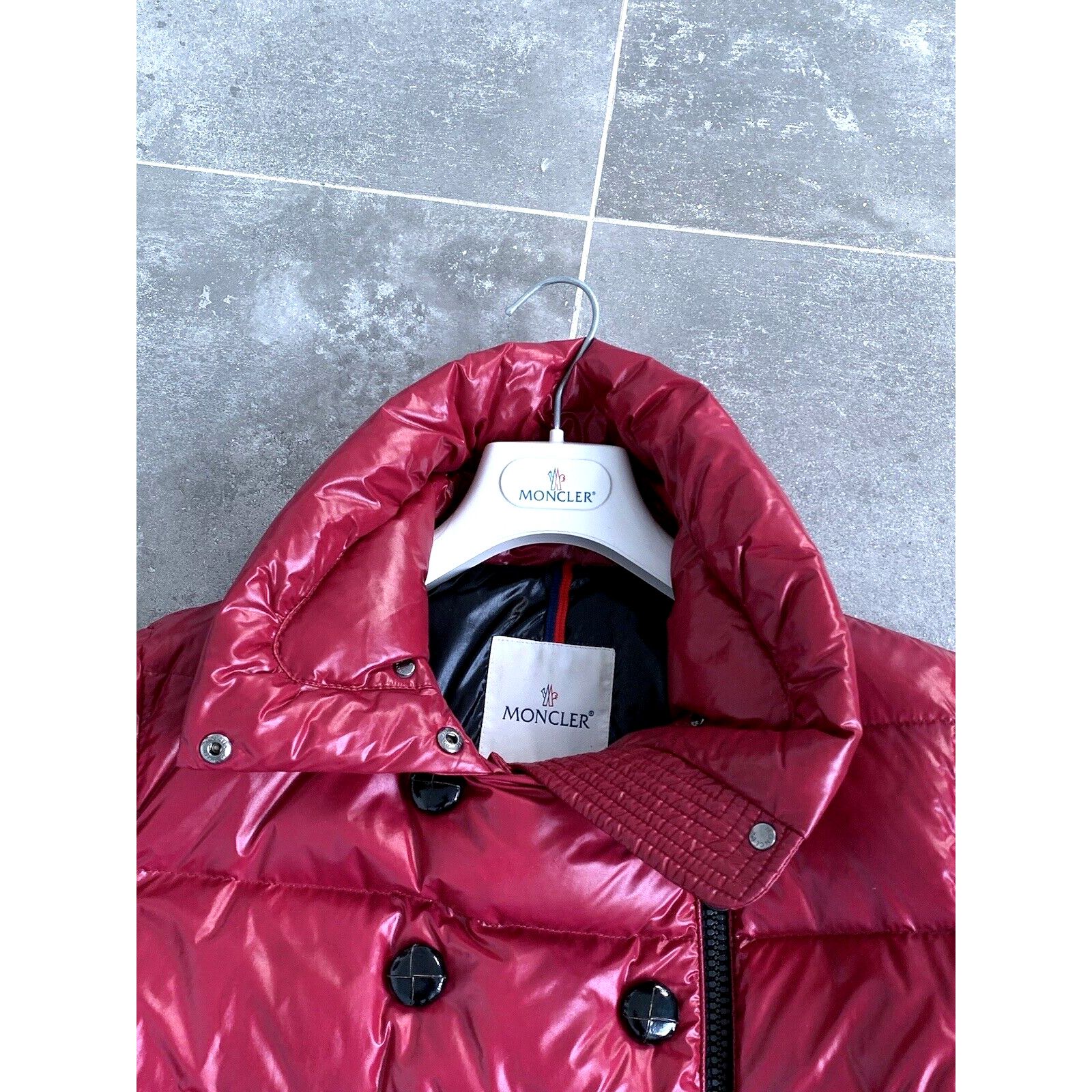 Moncler Women's MONCLER DAIM Down Puffer Pea Coat Jacket SZ 2 S - M Size S / US 4 / IT 40 - 8 Thumbnail