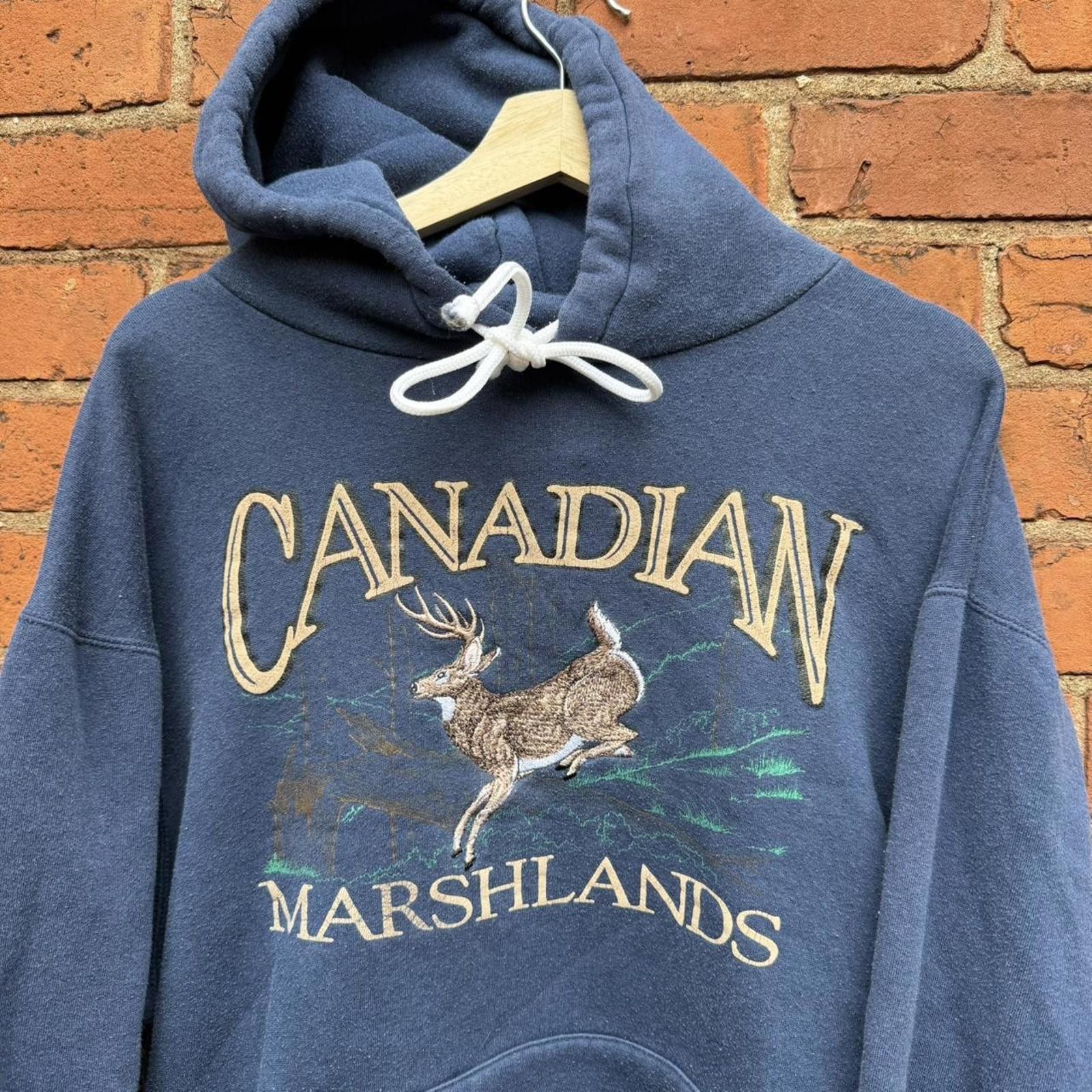 Other vintage embroidered Canadian marshlands hoodie 90s boxy L Size US L / EU 52-54 / 3 - 2 Thumbnail