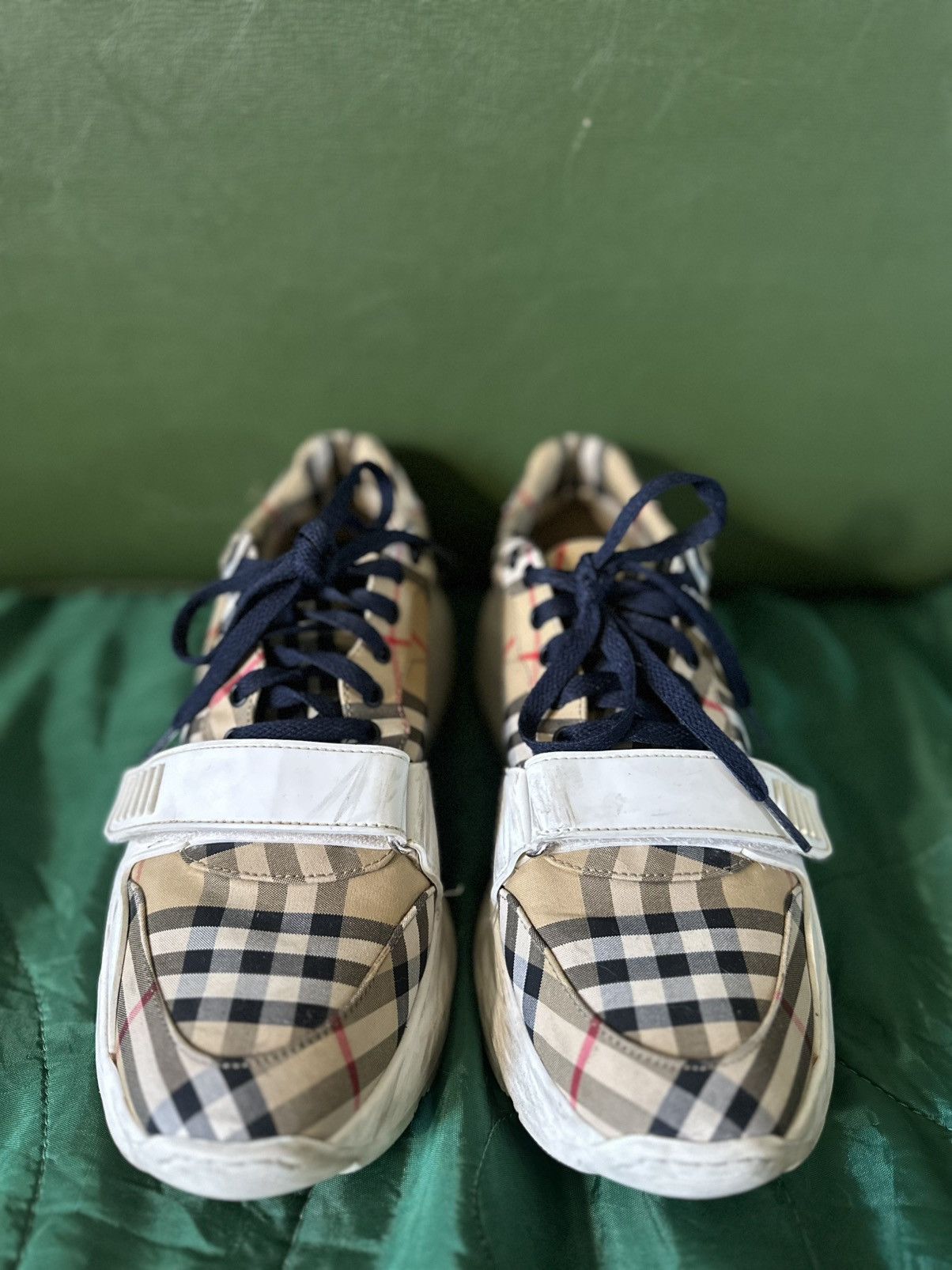 Burberry Burberry Regis Check Sneakers Size US 11 / EU 44 - 3 Thumbnail