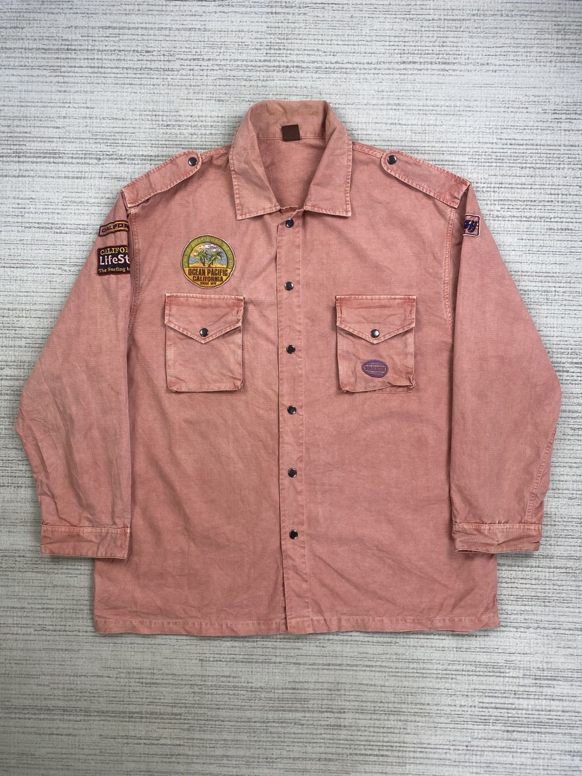 Ocean Pacific × Vintage Vintage Ocean Pacific California Surfing Jacket Size US XL / EU 56 / 4 - 6 Thumbnail