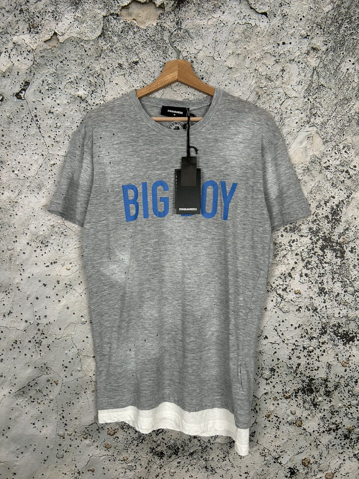 Dsquared2 Dsquared2 Big Boy Distressed Avant Garde Graphic Tee Rare Size US M / EU 48-50 / 2 - 1 Thumbnail