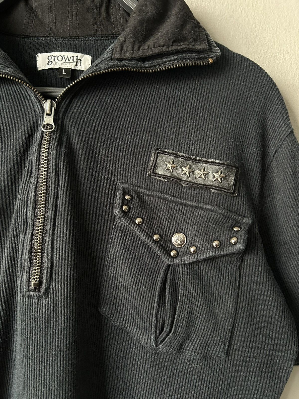 In The Attic Gothic Punk In The Attic Halfzipper Size US L / EU 52-54 / 3 - 4 Thumbnail