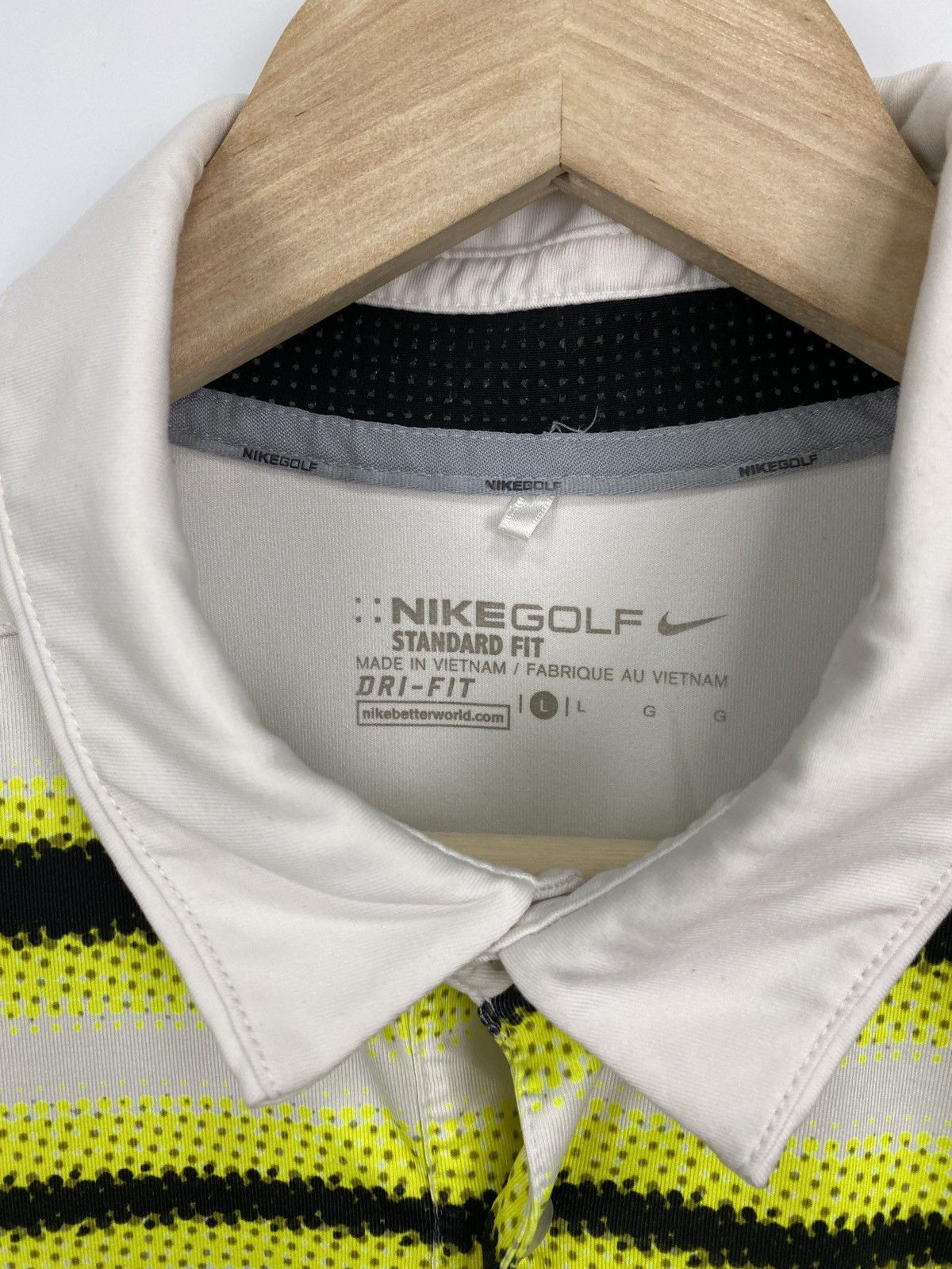 Nike × Tiger Woods 🇺🇸 Vintage Y2K Nike Golf Polo T-Shirt Rare Retro Hype Size US L / EU 52-54 / 3 - 5 Thumbnail