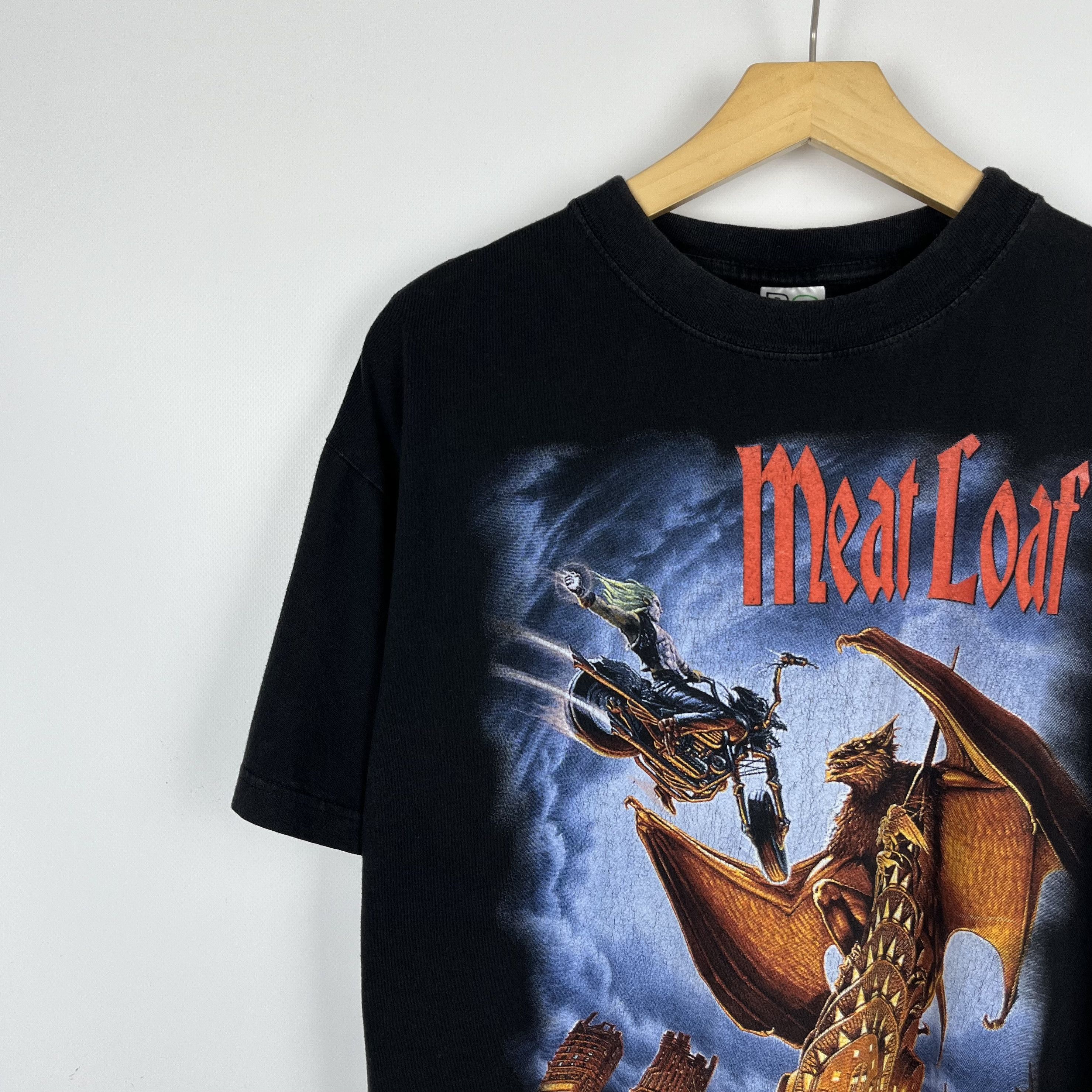 Band Tees Vintage Meat Loaf Rock Band Europe Tour T Shirt 1999 Size US M / EU 48-50 / 2 - 5 Thumbnail