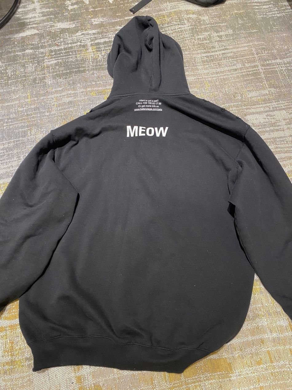 Balenciaga Balenciaga “i love cats” hoodie Size US M / EU 48-50 / 2 - 2 Thumbnail