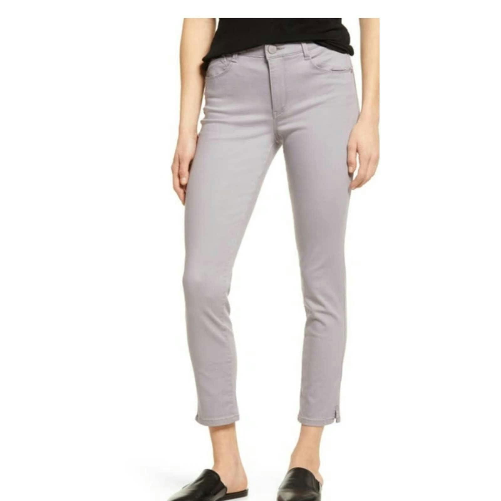 The Unbranded Brand Wit & wisdom gray high rise ankle skimmer pants size 8 Size 30" / US 8 / IT 44 - 1 Thumbnail