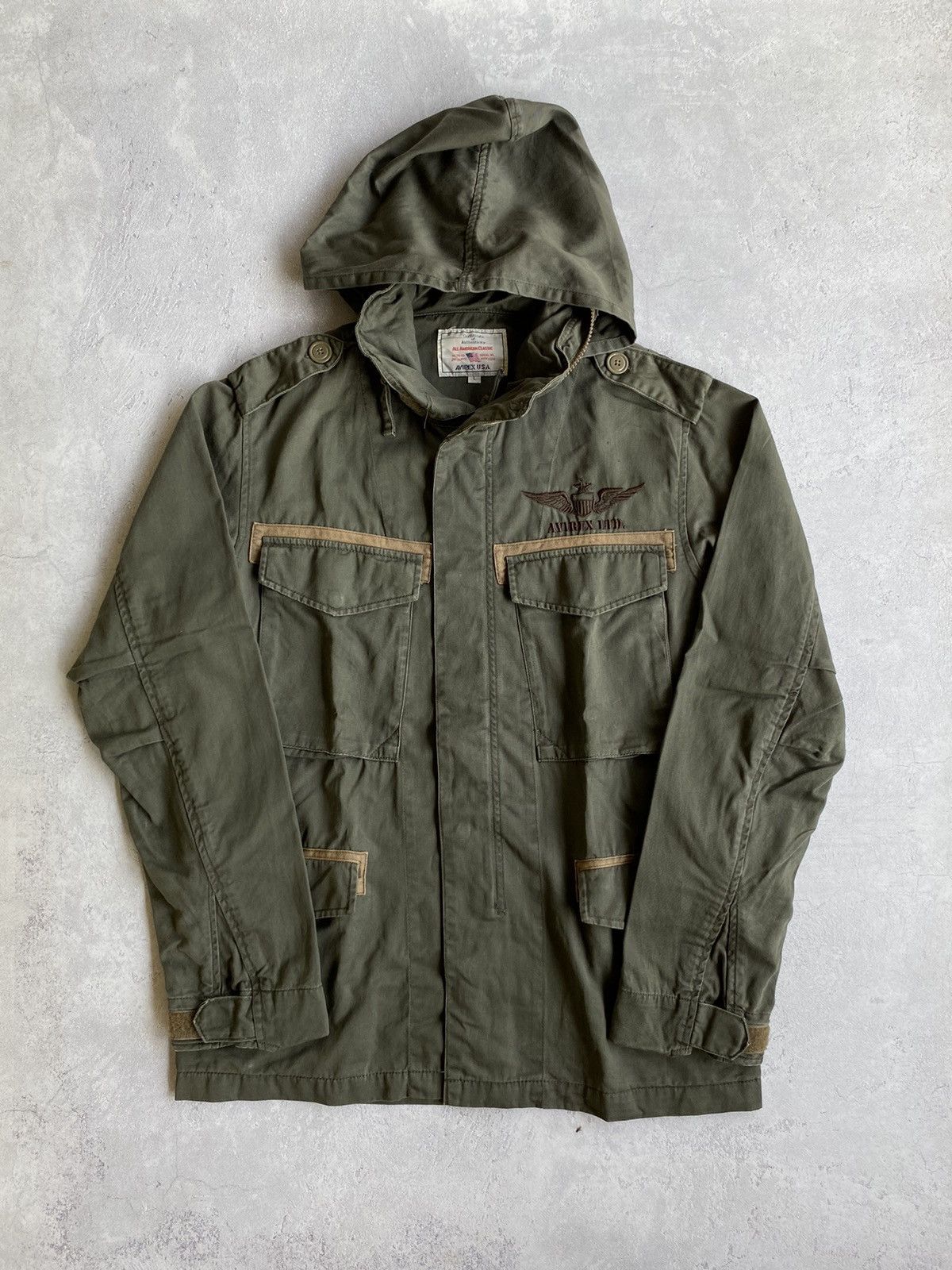 Vintage Avirex Miltary Jacket Menswear