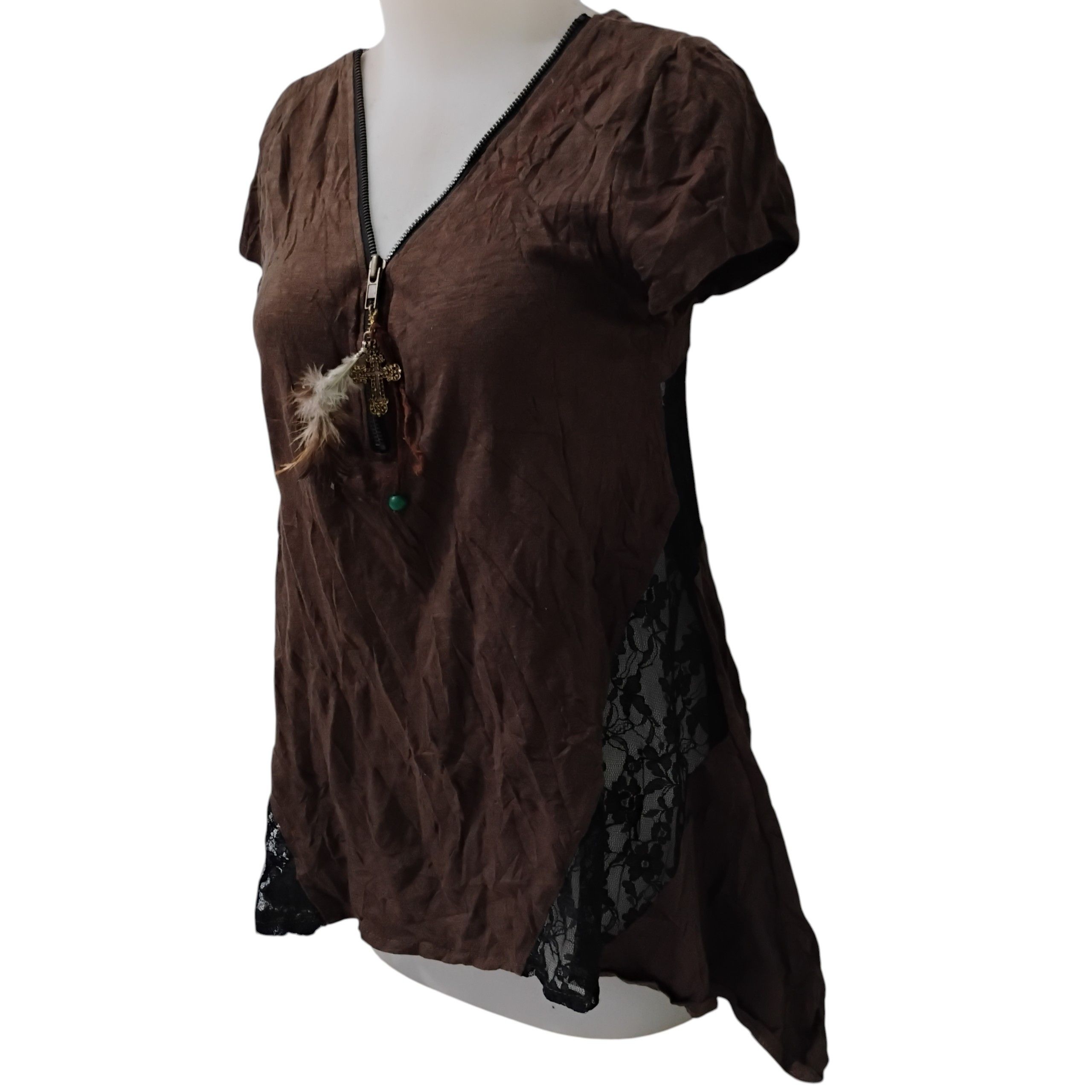 Japanese Brand d.i.a Gyaru Le Grande Bleau If Six Was Nine Style T Shirt Size S / US 4 / IT 40 - 4 Thumbnail