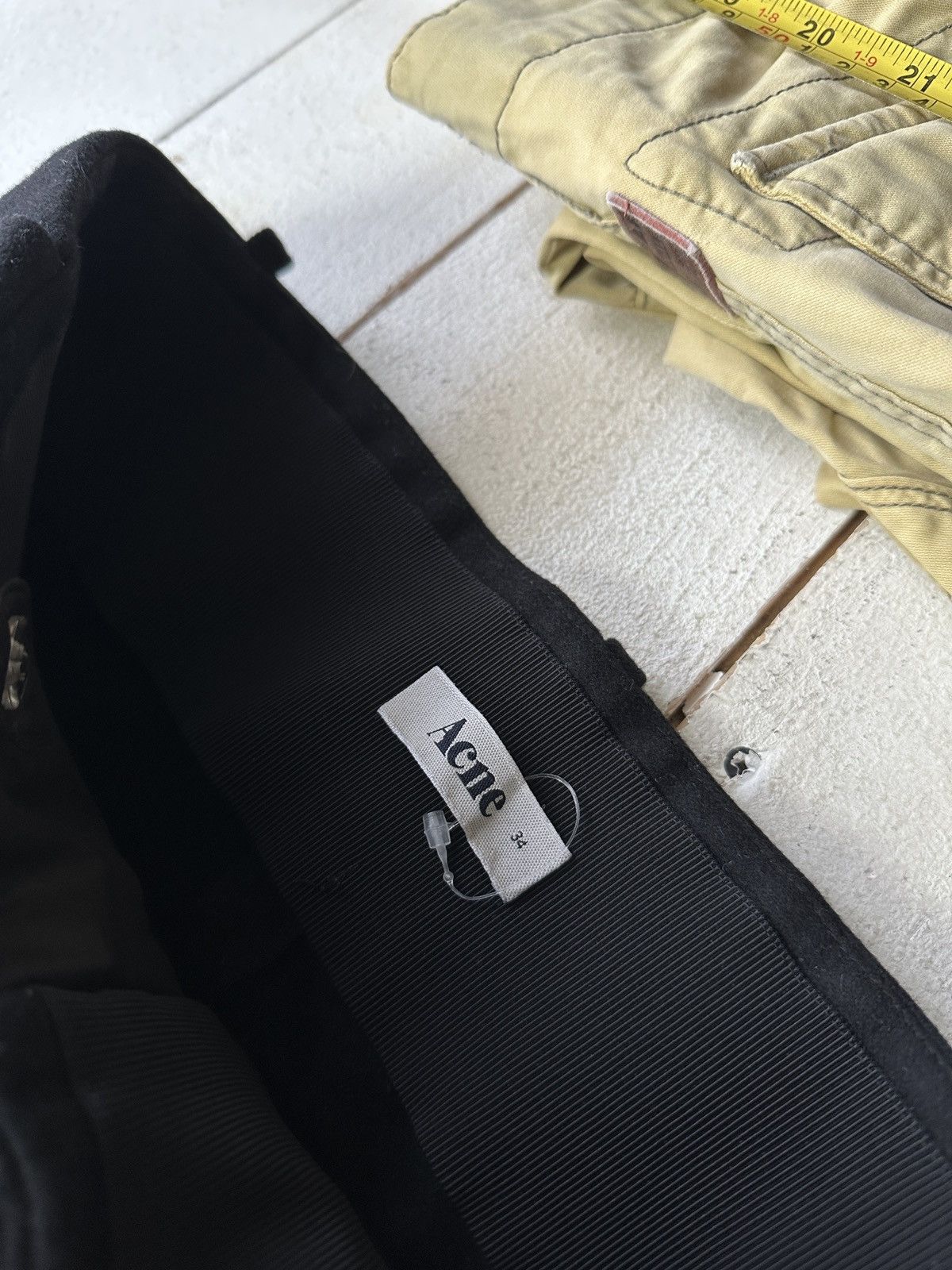 Acne Studios 🚨Vintage ACNE WOOL PANTS BLACK Pants luxury RARE Size 27" / US 4 / IT 40 - 8 Thumbnail