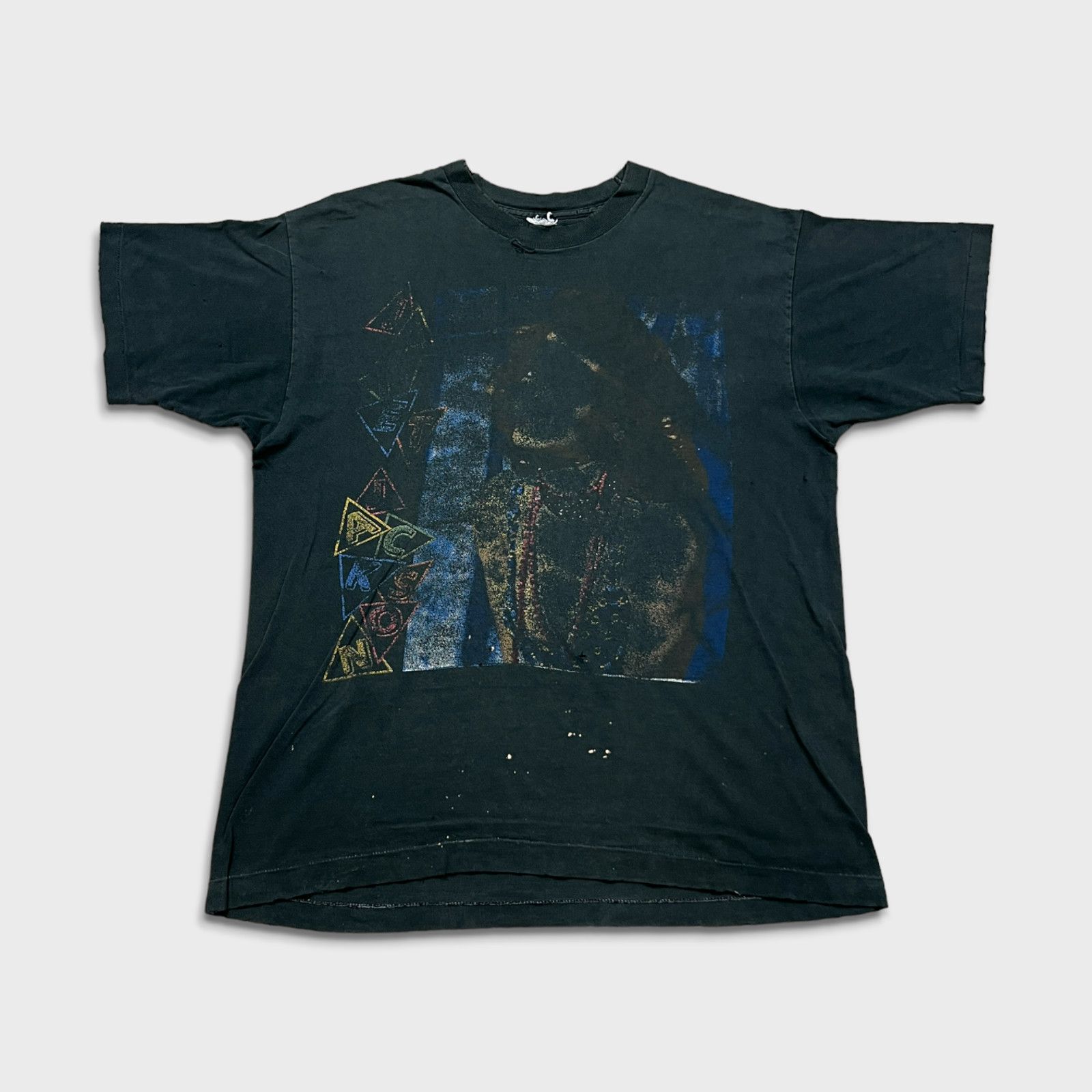 Rap Tees Vintage 90s Janet Jackson XL Thrashed Single Stitch Rap Tee Size US XL / EU 56 / 4 - 8 Thumbnail