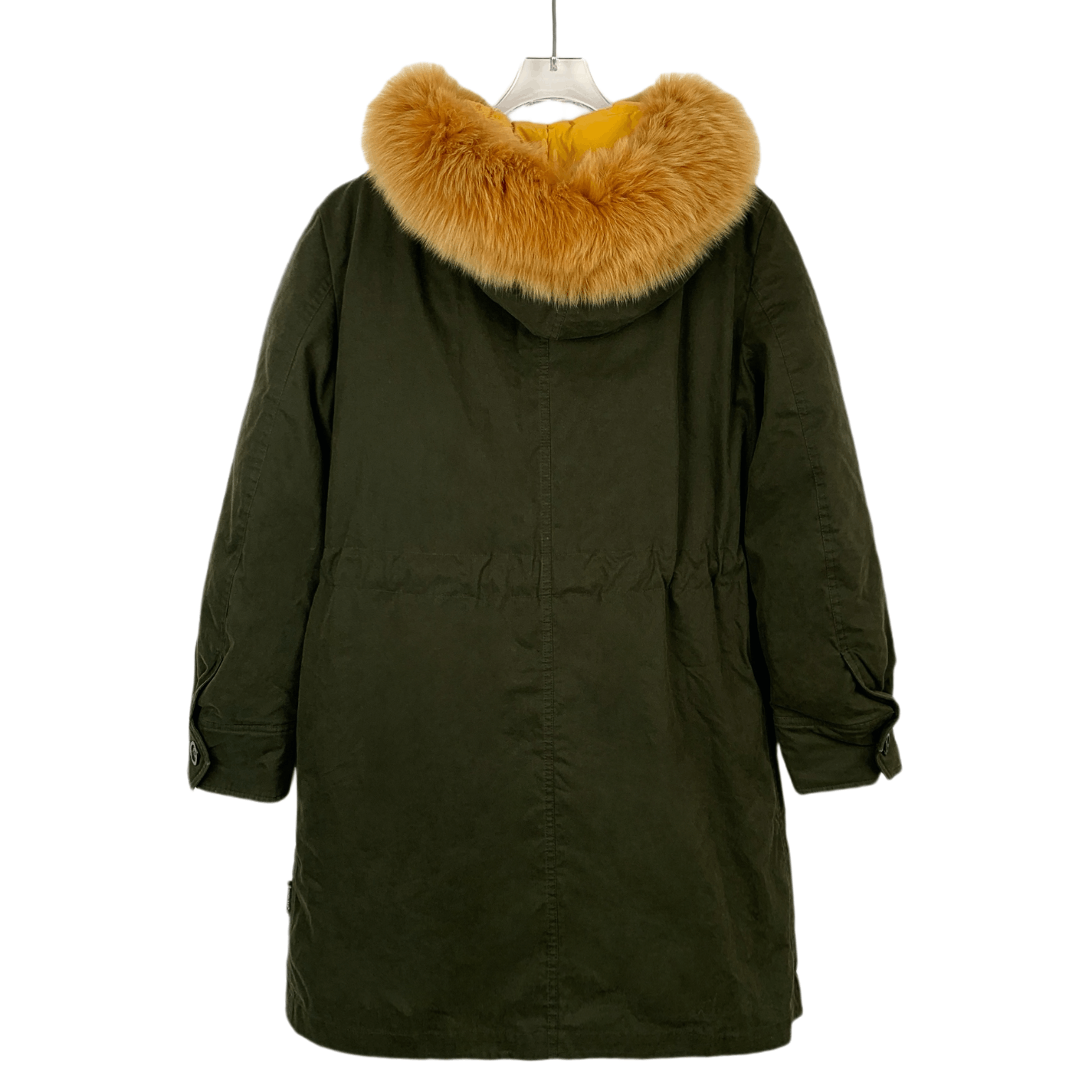 Moncler Moncler green fur hooded down jacket Size XS / US 0-2 / IT 36-38 - 2 Thumbnail