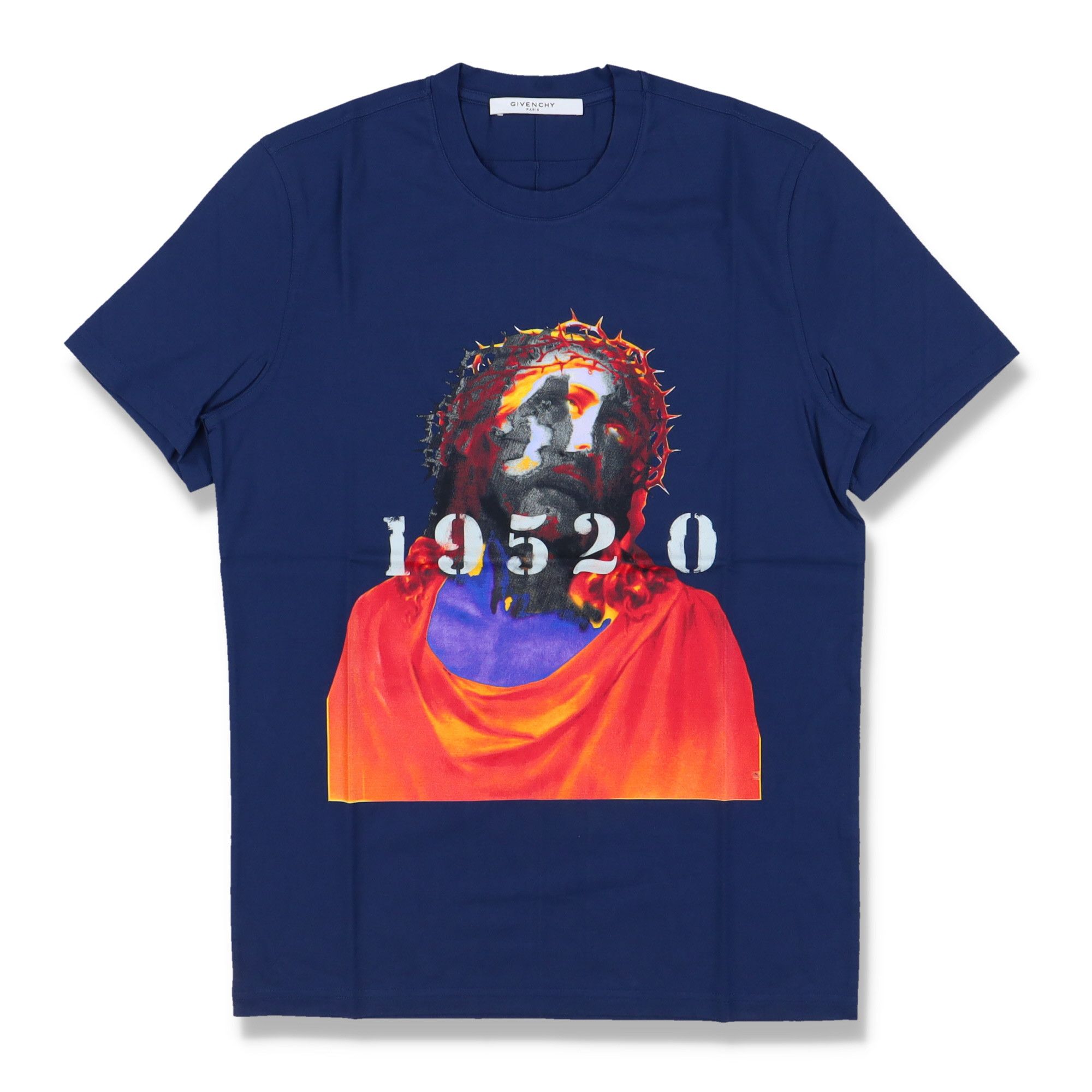 Givenchy Blue 19520 Jesus Print T shirt Grailed