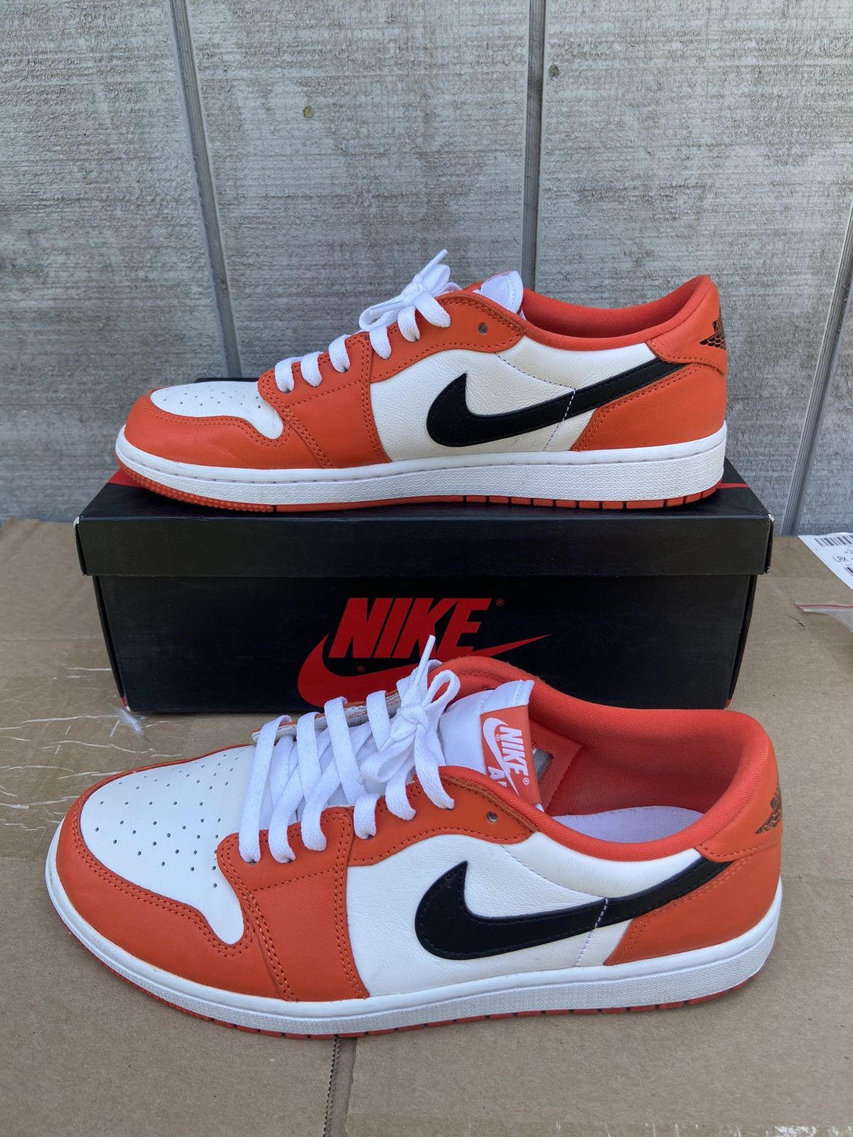 Nike Air Jordan 1 Low Starfish 12w / 10.5m Worn Once OG Box Size US 12 / IT 42 - 2 Thumbnail