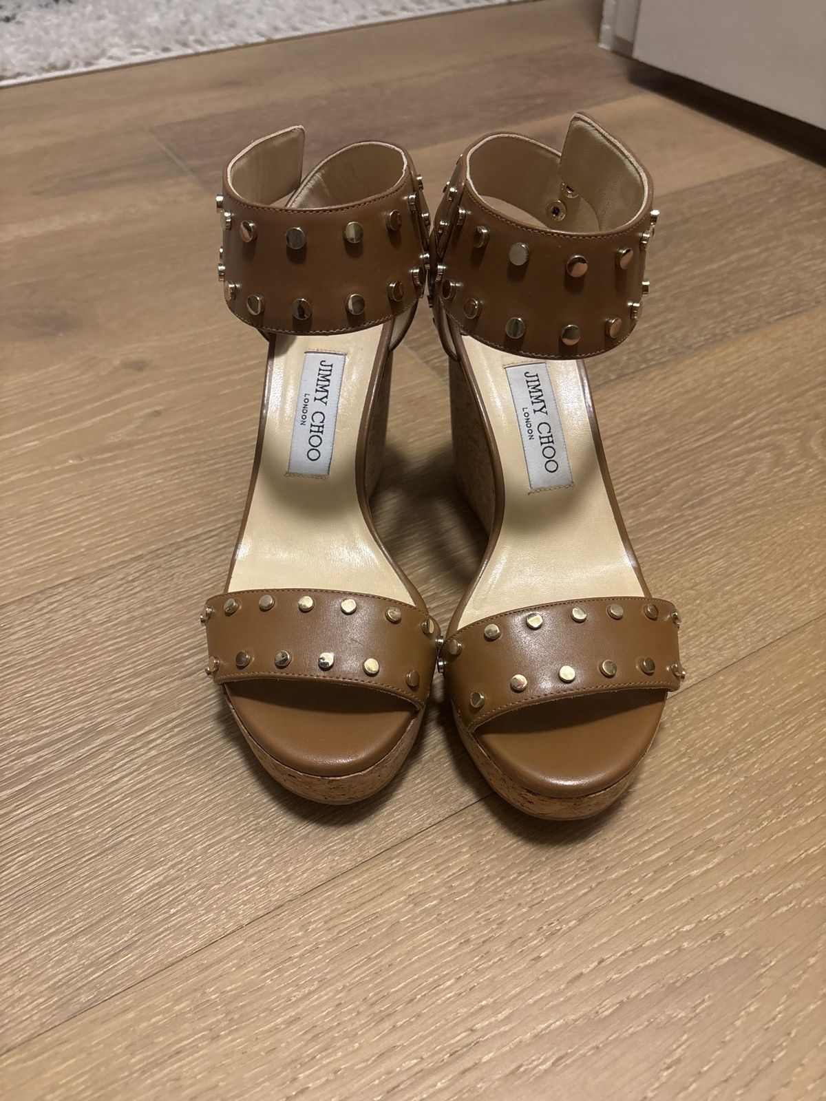 Jimmy Choo Jimmy Choo Platform Ankle Strap Sandal Size US 9.5 / IT 39.5 - 1 Thumbnail