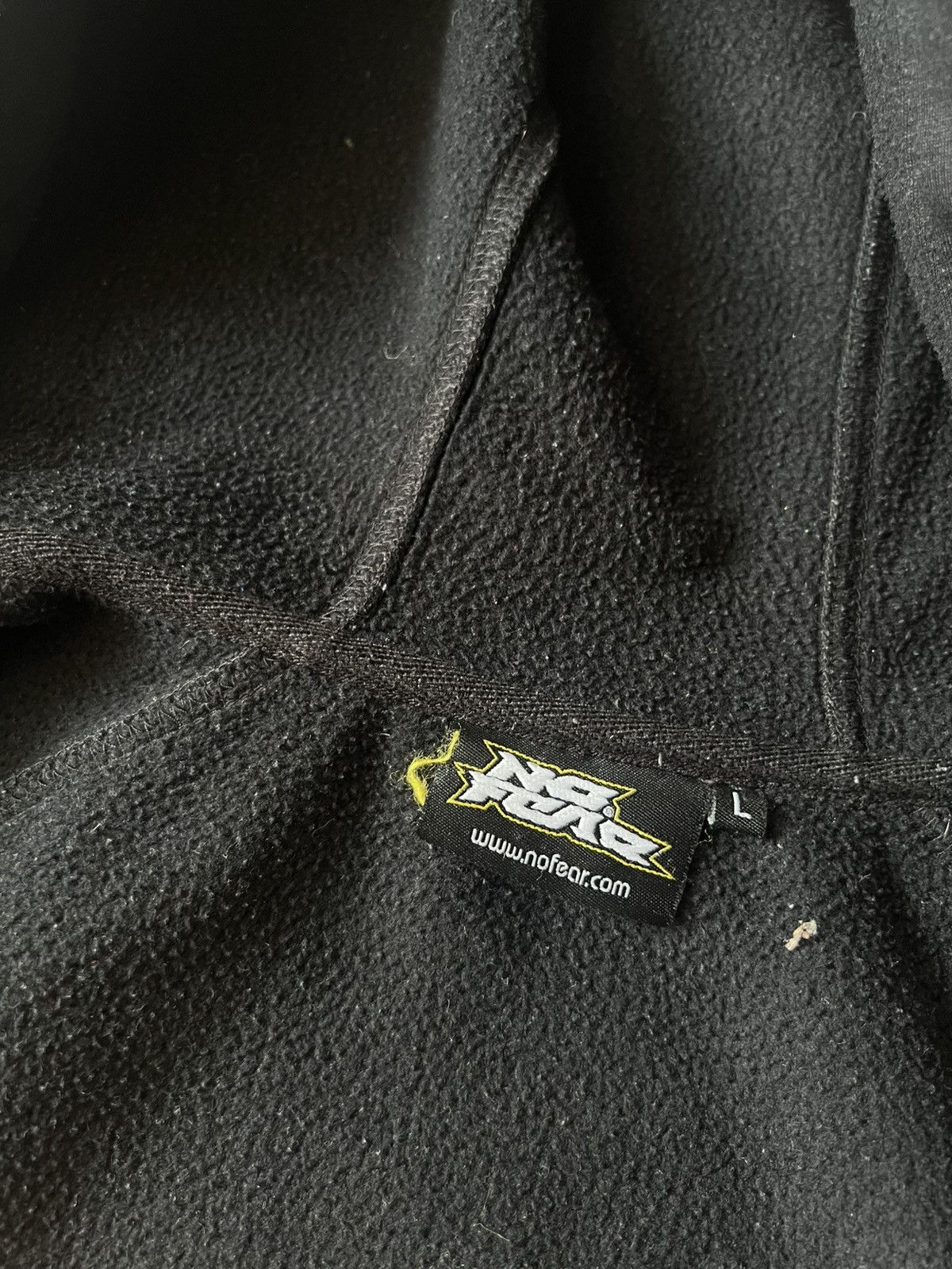Affliction × No Fear ‼️Archival No Fear Triple Black Avant Garde Rare Zip Hoodie‼️ Size US L / EU 52-54 / 3 - 18 Thumbnail