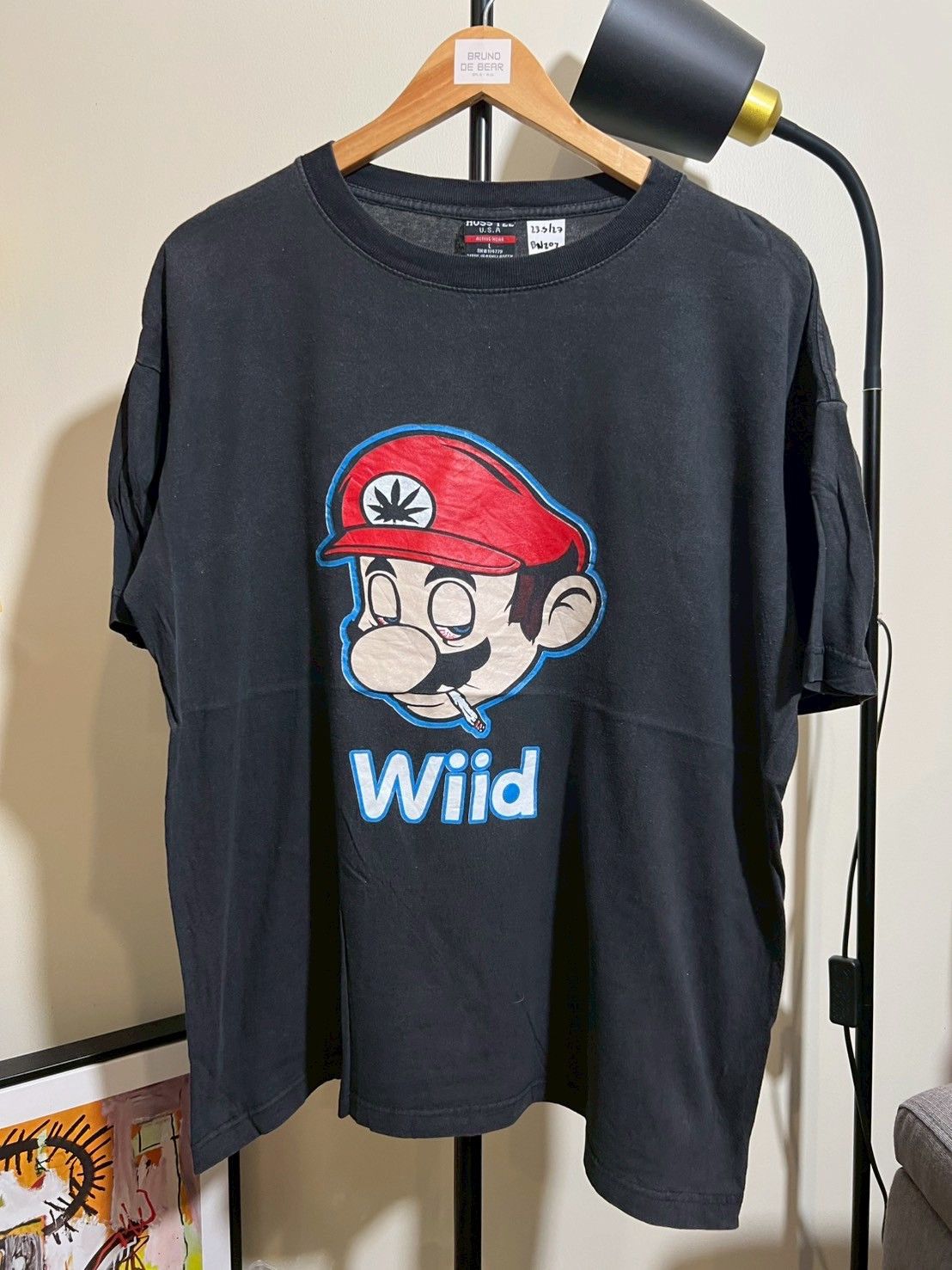 Nintendo × Vintage Vintage Super Mario Parody Marijuana Nintendo shirt bnz02 Size US L / EU 52-54 / 3 - 3 Thumbnail