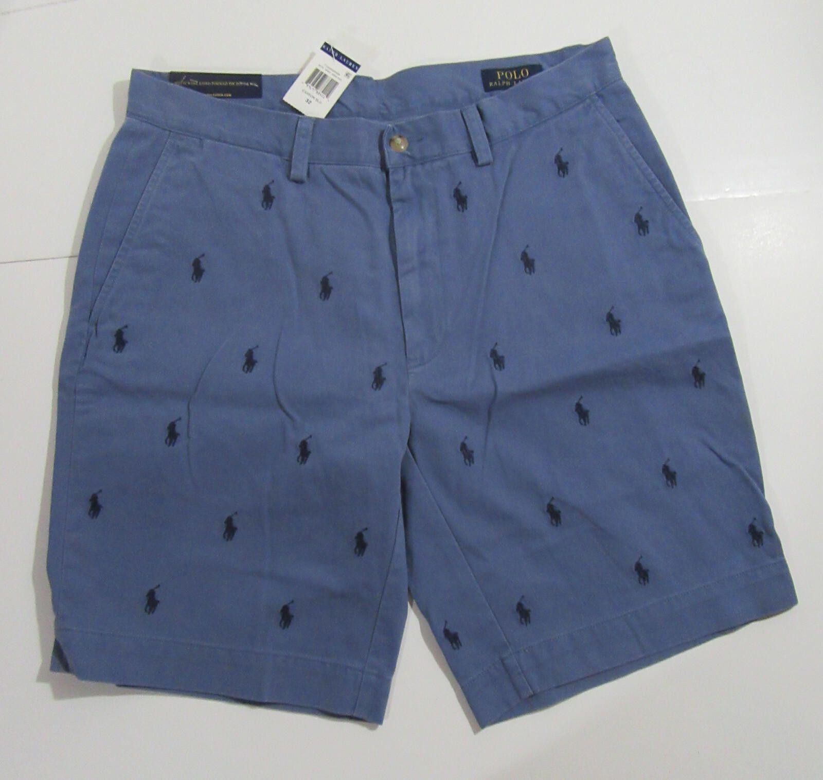 Polo Ralph Lauren Polo Ralph Lauren All Over Pony Chino Shorts Carson NWT 31 Size US 31 - 3 Thumbnail
