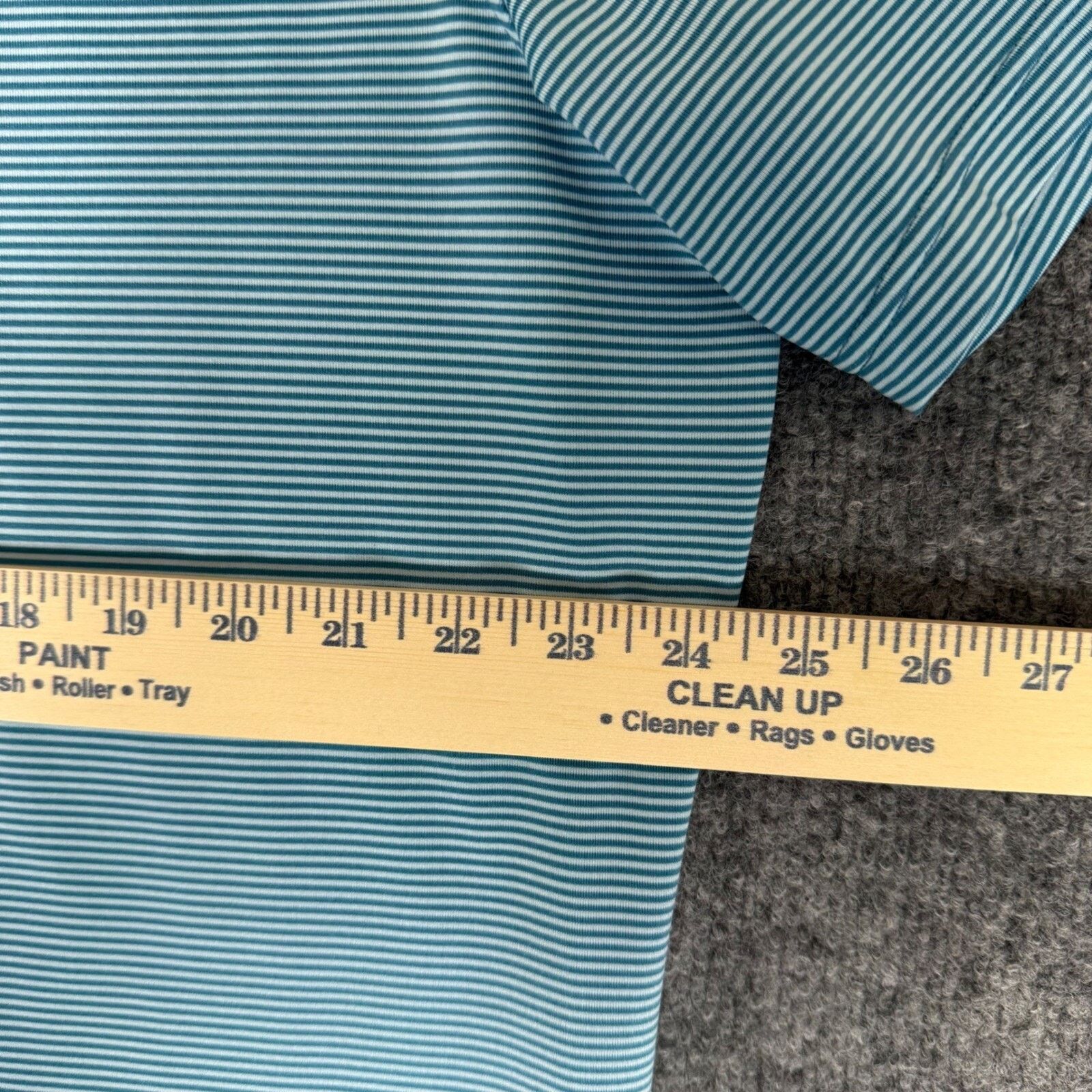 Other Graham Luxe Golf Polo Shirt Striped Stretch Blue Mens 2XL Size US XXL / EU 58 / 5 - 6 Thumbnail