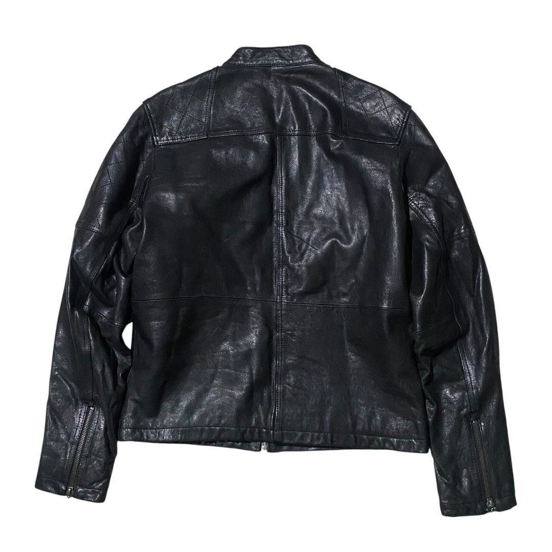 Nudie Jeans Nudie jeans motorcycle black genuine leather jacket Size US M / EU 48-50 / 2 - 2 Thumbnail