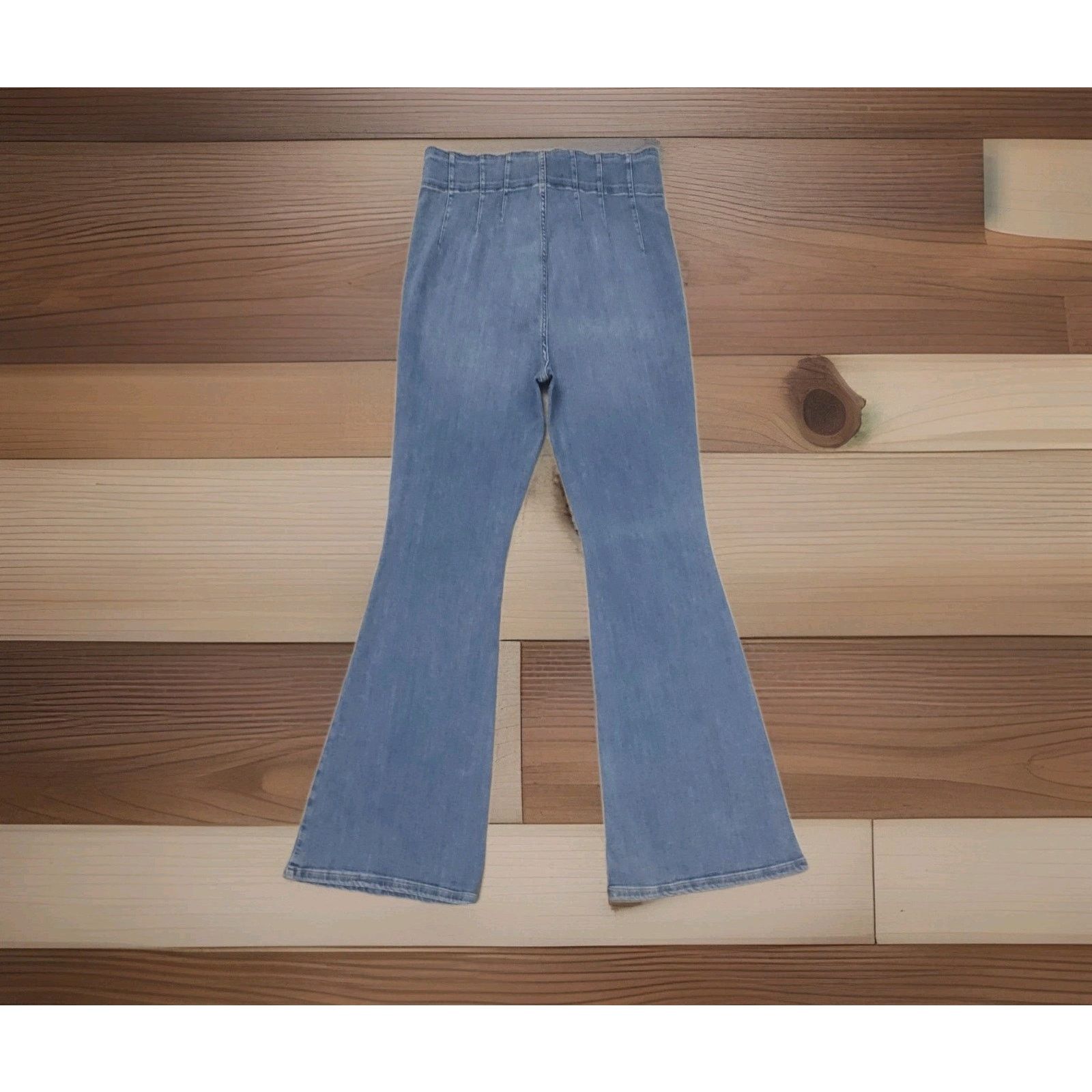 Free People Free People We the Free Jayde Flare Ultra High Rise 32 Size 32" / US 10 / IT 46 - 8 Thumbnail