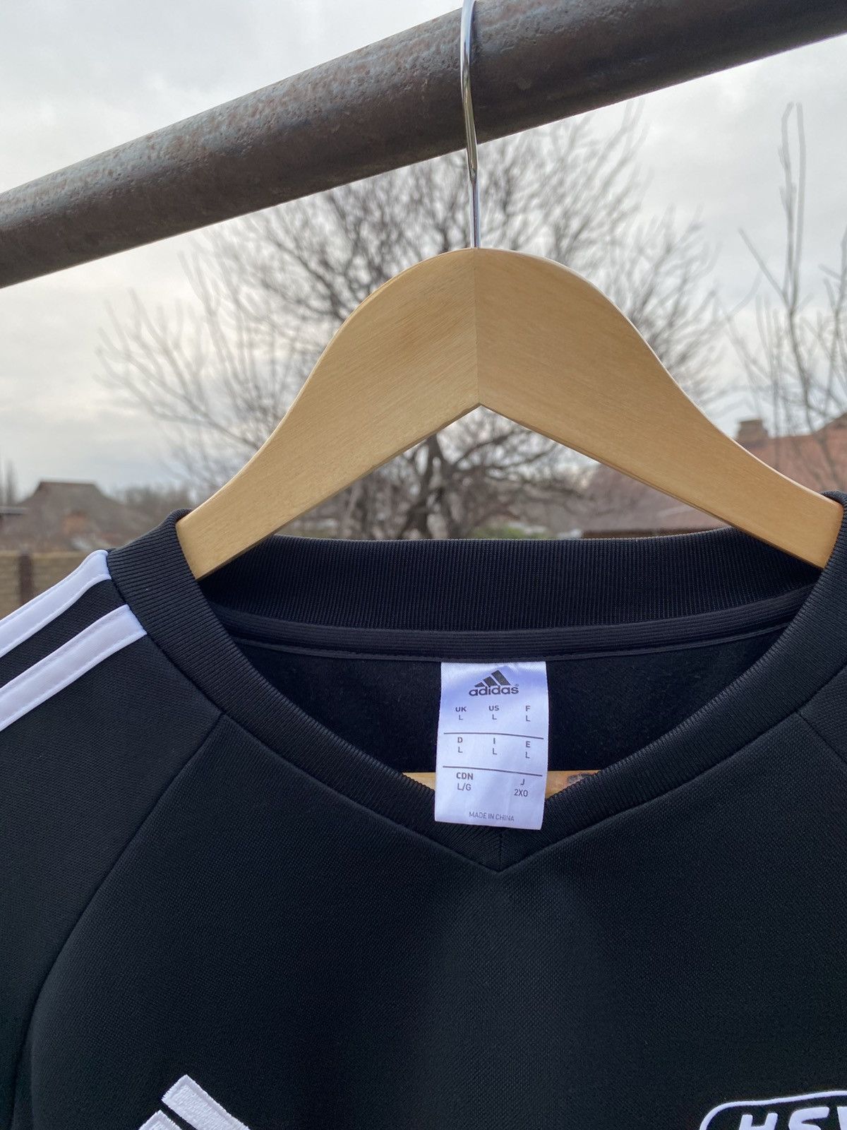 Adidas Adidas black training sweatshirt HSV Maurer Sport, new Size US L / EU 52-54 / 3 - 7 Thumbnail