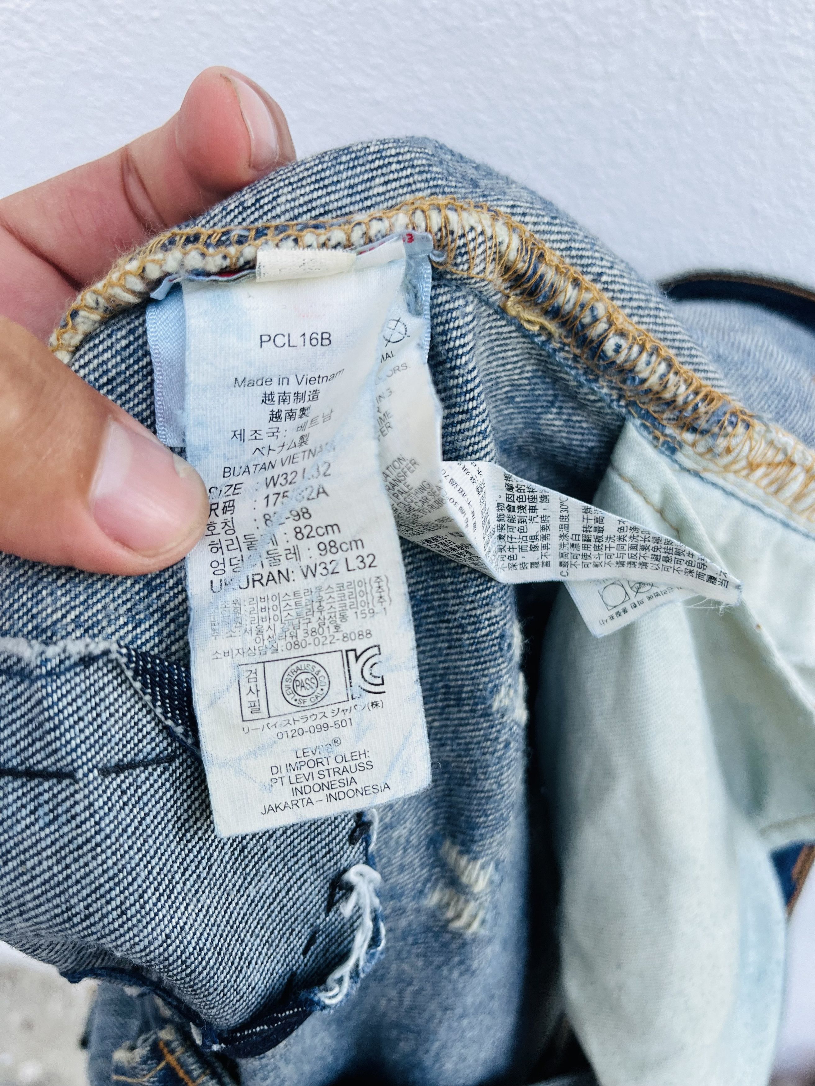 Japanese Brand × Vintage Vintage Levis Distressed Japanese Designer Fashion Style Size US 30 / EU 46 - 15 Thumbnail