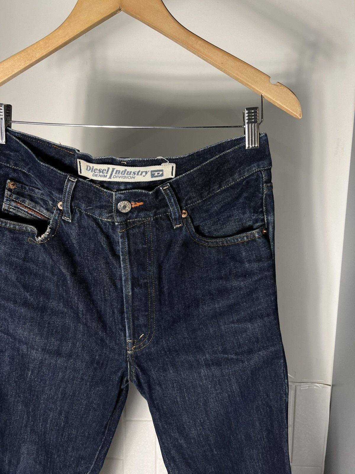 Diesel × Vintage VERY RARE DIESEL INDUSTRY DENIM DIVISION JEANS DESIGNER 90s Size US 30 / EU 46 - 2 Thumbnail