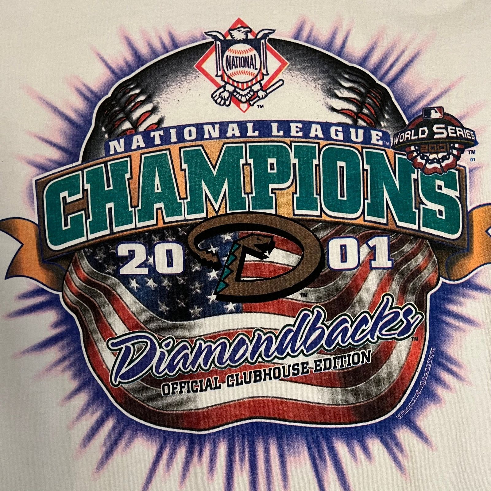 Lee 2001 Arizona Diamondbacks National League Champions - M Size US M / EU 48-50 / 2 - 2 Thumbnail