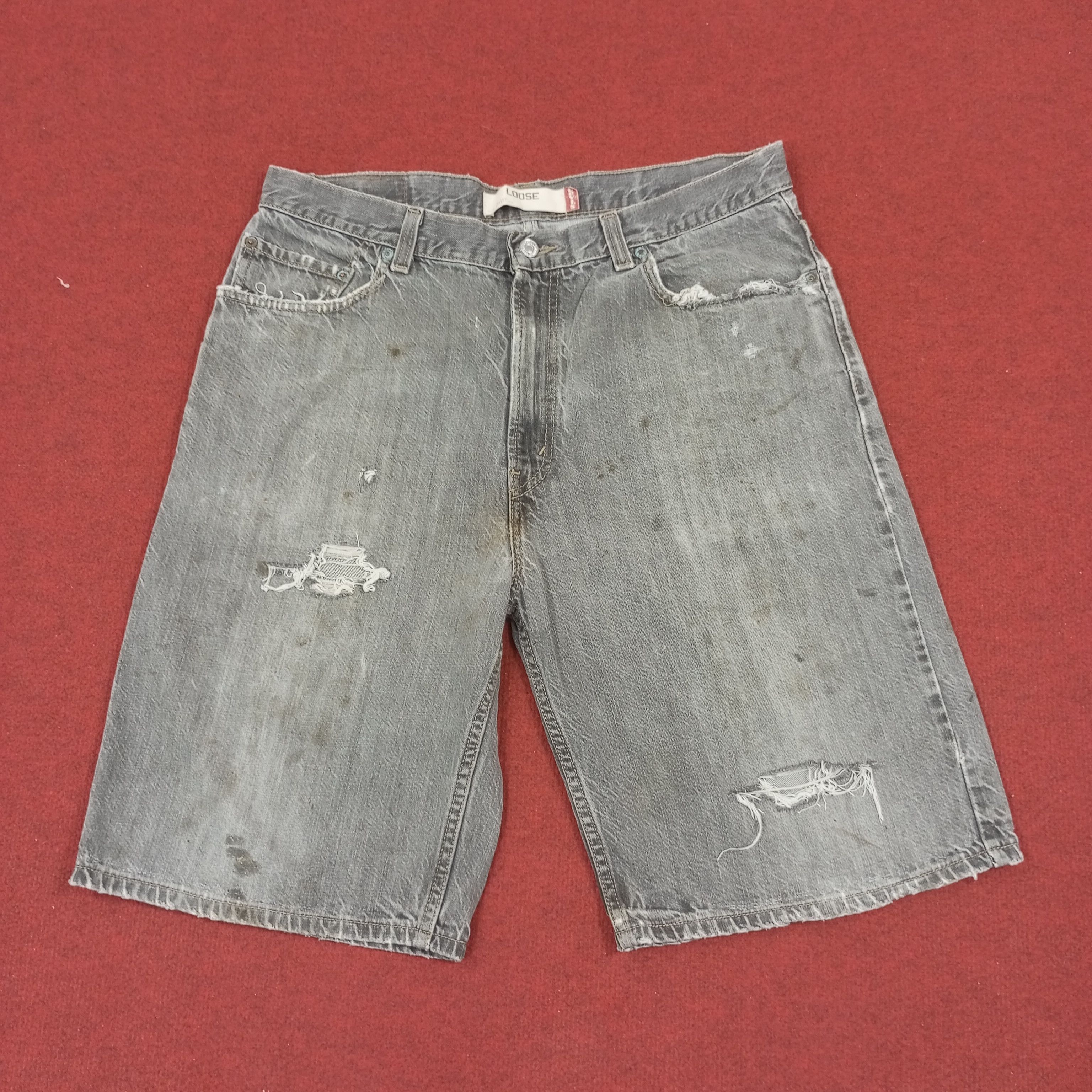 Levi's × Vintage Levis Streetwear Summer Style Distressed Short Jeans Size US 36 / EU 52 - 1 Thumbnail