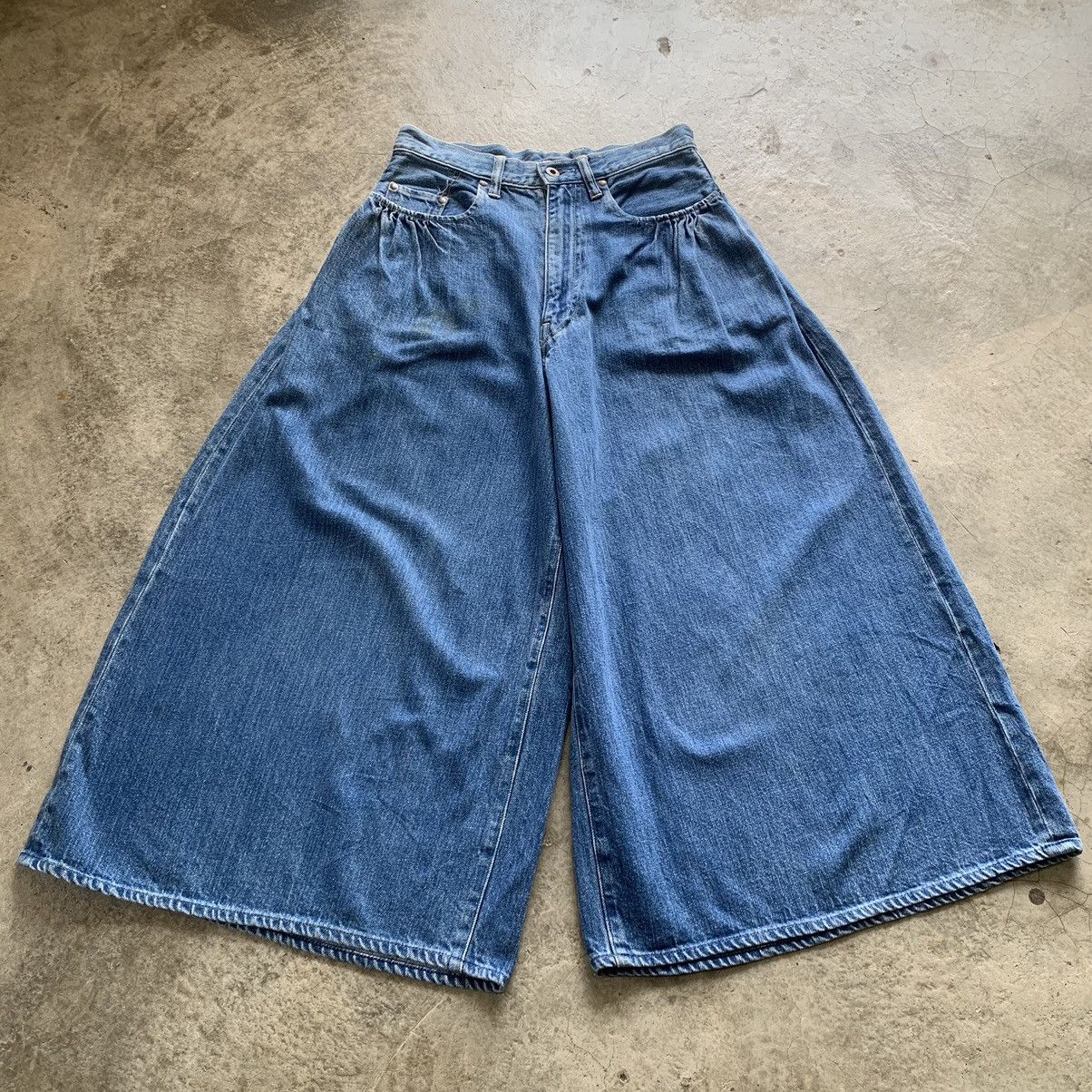 Kapital Kapital Super Wide Leg Vintage Jeans Size US 30 / EU 46 - 1 Thumbnail