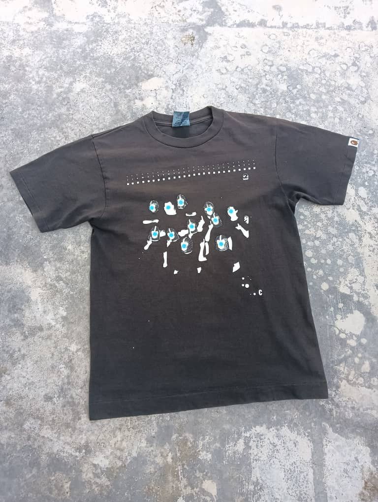 Japanese Brand × Vintage Vintage bathing ape sun faded T-Shirt Size US S / EU 44-46 / 1 - 1 Thumbnail