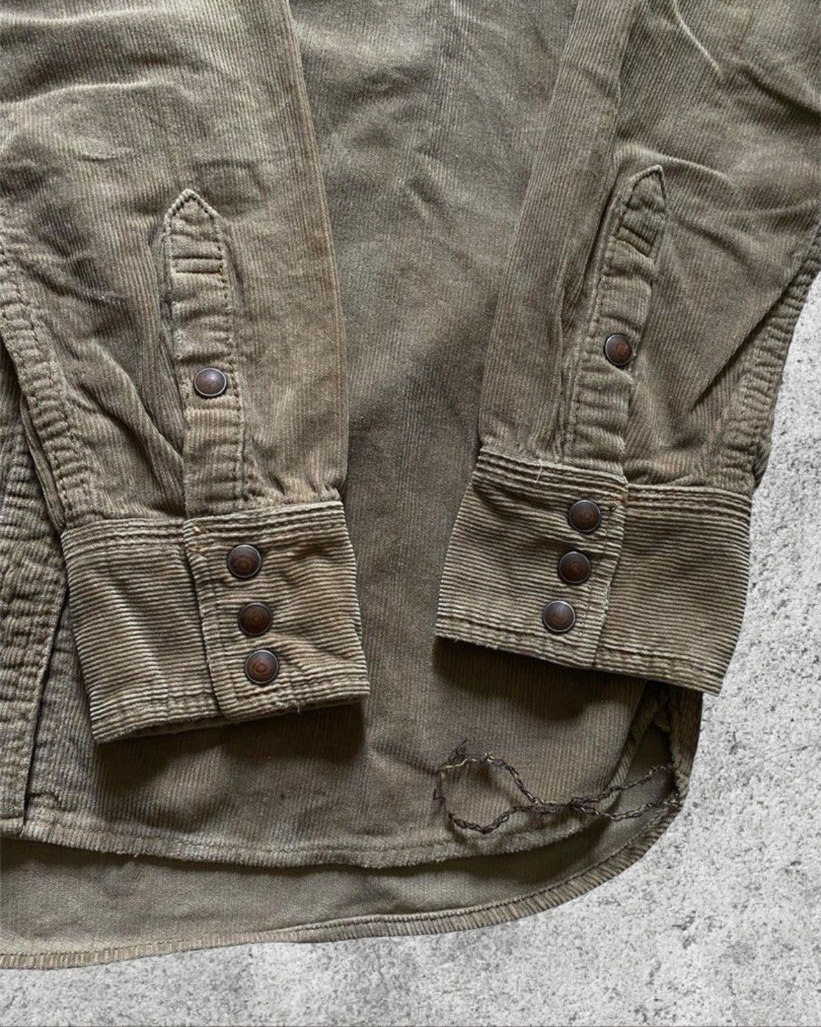 GOA 2000s GOA - Distressed Corduroy Western Shirt Size US M / EU 48-50 / 2 - 3 Thumbnail