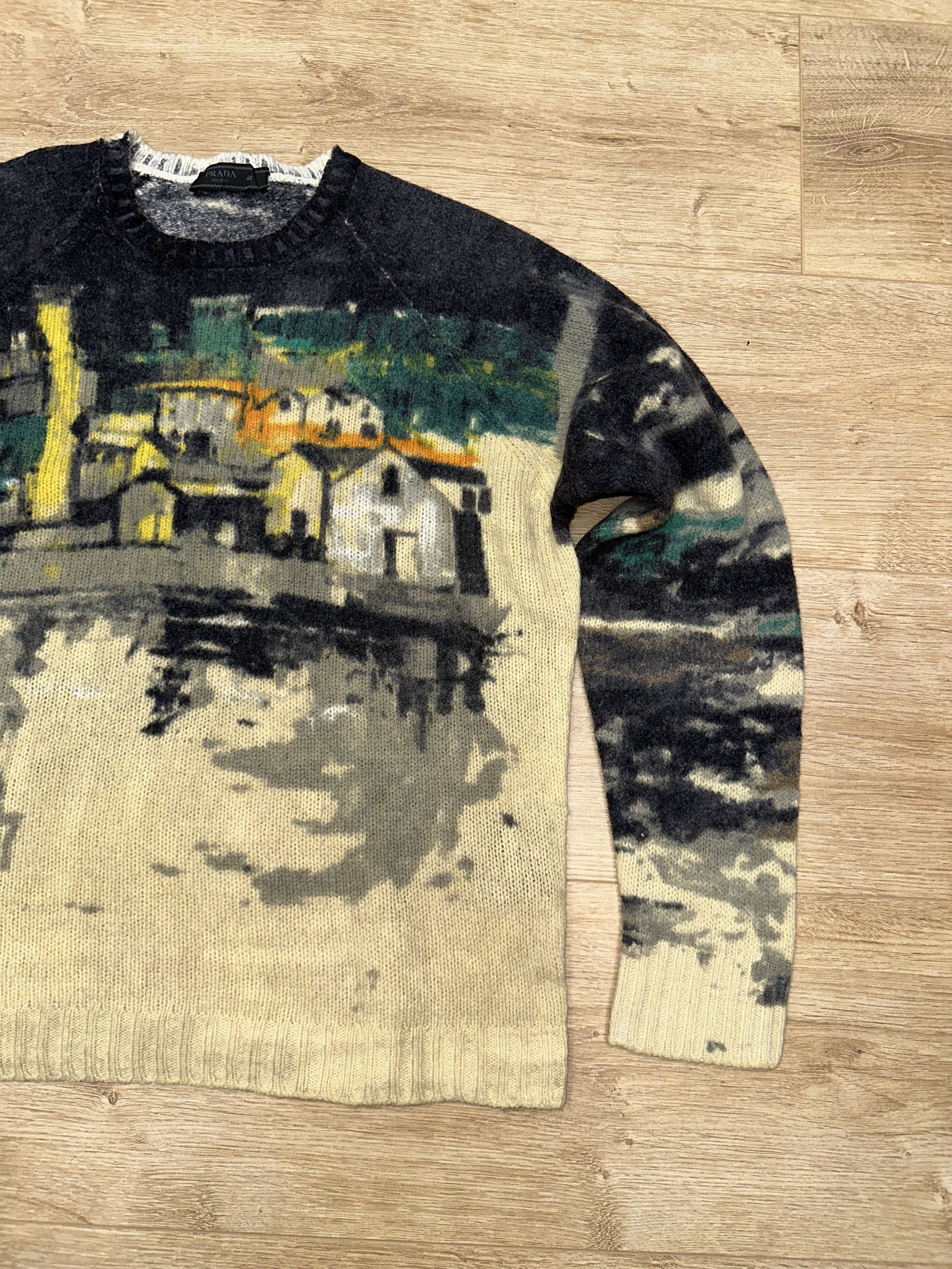 Prada Prada Shetland Village Wool Art Landscape Knit Size 48 Xs S Size US S / EU 44-46 / 1 - 6 Thumbnail