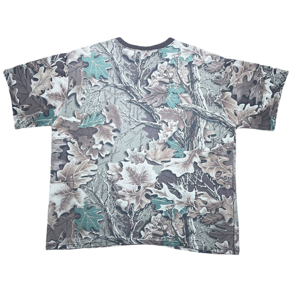 Realtree × Redhead × Vintage Vtg 90s Red Head Hunting Real Tree Camo All Over Print Tee Size US XXL / EU 58 / 5 - 2 Thumbnail