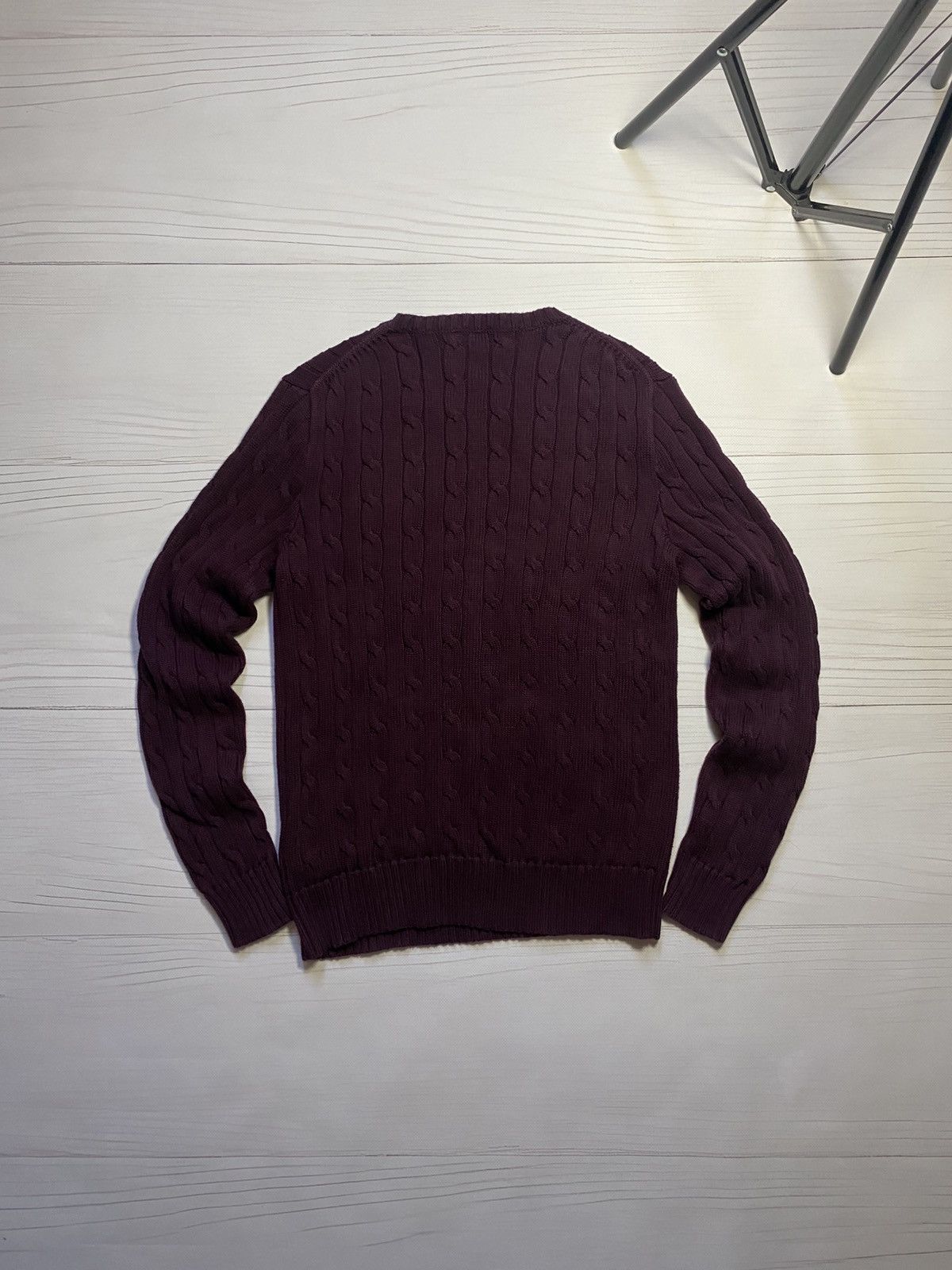 Polo Ralph Lauren Polo Ralph Lauren cable knit crew neck y2k sweater Size M / US 6-8 / IT 42-44 - 2 Thumbnail