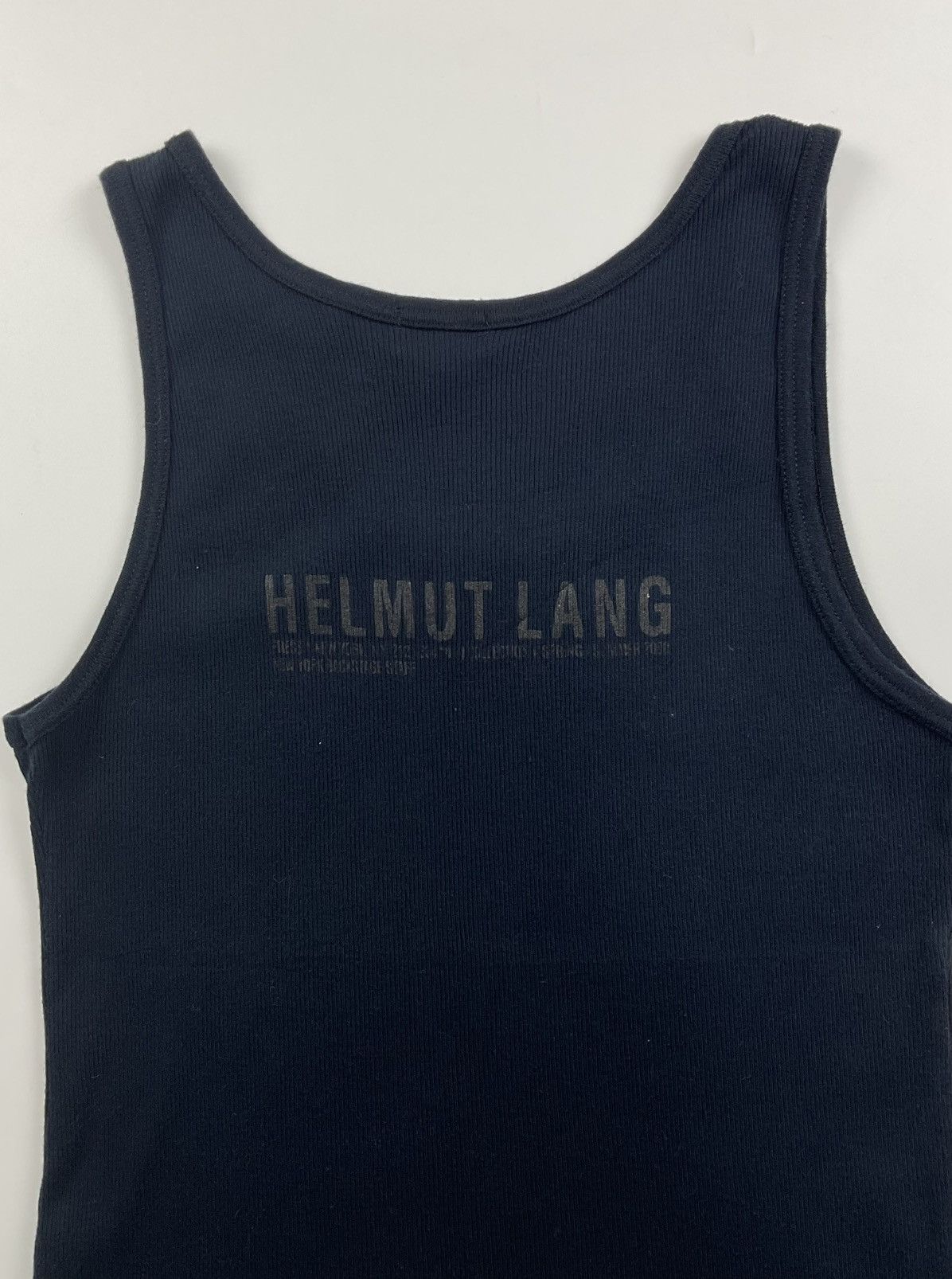 Helmut Lang Helmut Lang S/S'00 Backstage Staff Ribbed Tank Top Size US M / EU 48-50 / 2 - 3 Thumbnail