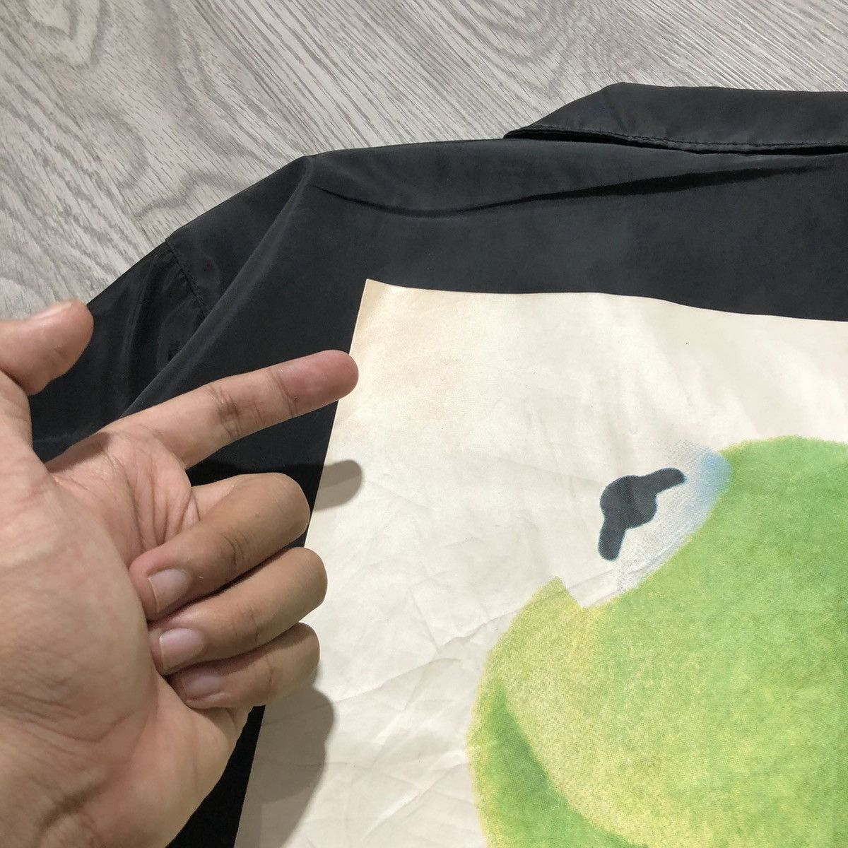 Disney 2000s Disney The Muppets Kermit Big Frame Coach Jacket Black Size US XL / EU 56 / 4 - 4 Thumbnail