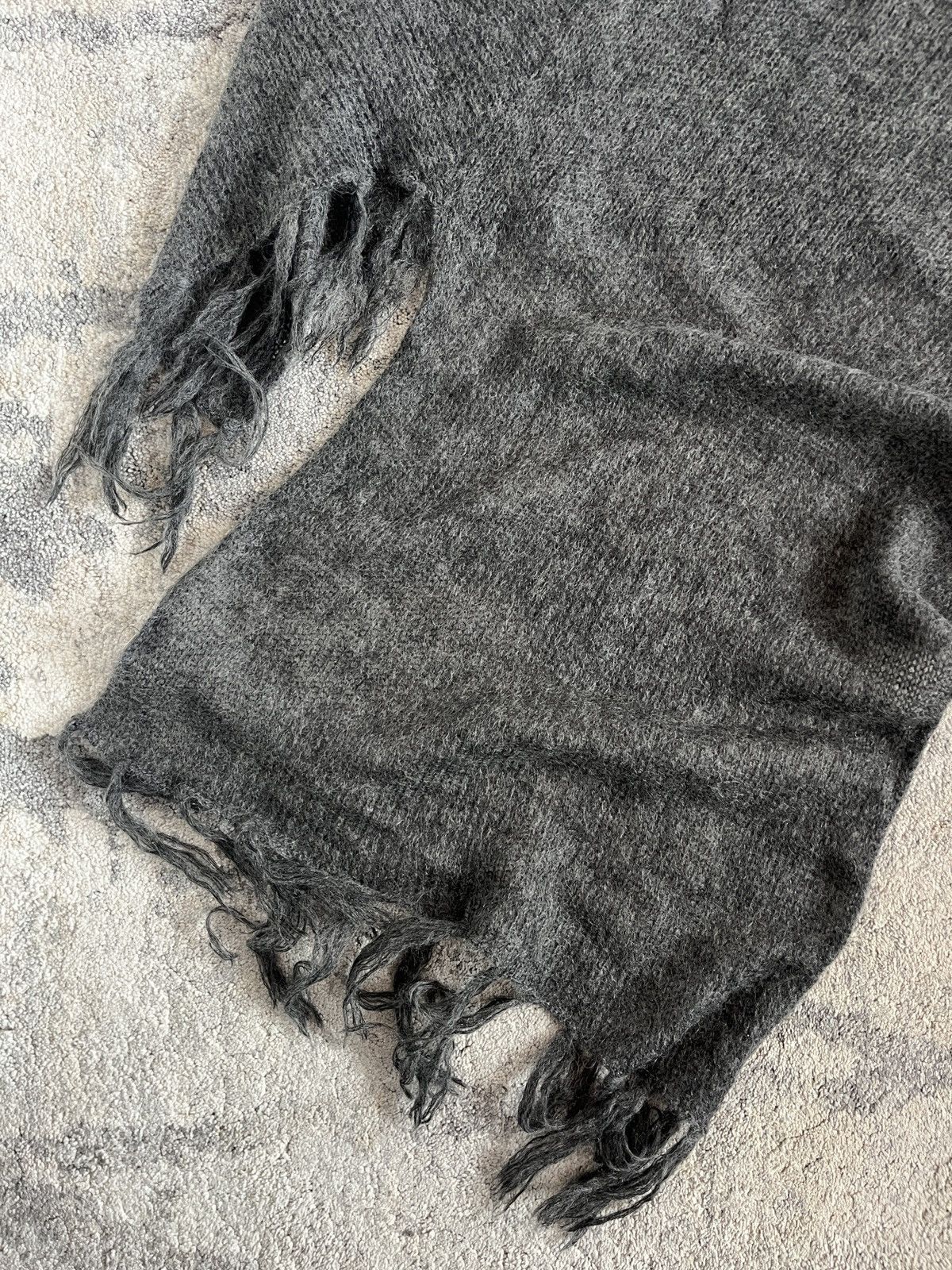 Maison Margiela Martin Margiela F/W2007 mohair reconstructed scarf Size ONE SIZE - 4 Thumbnail