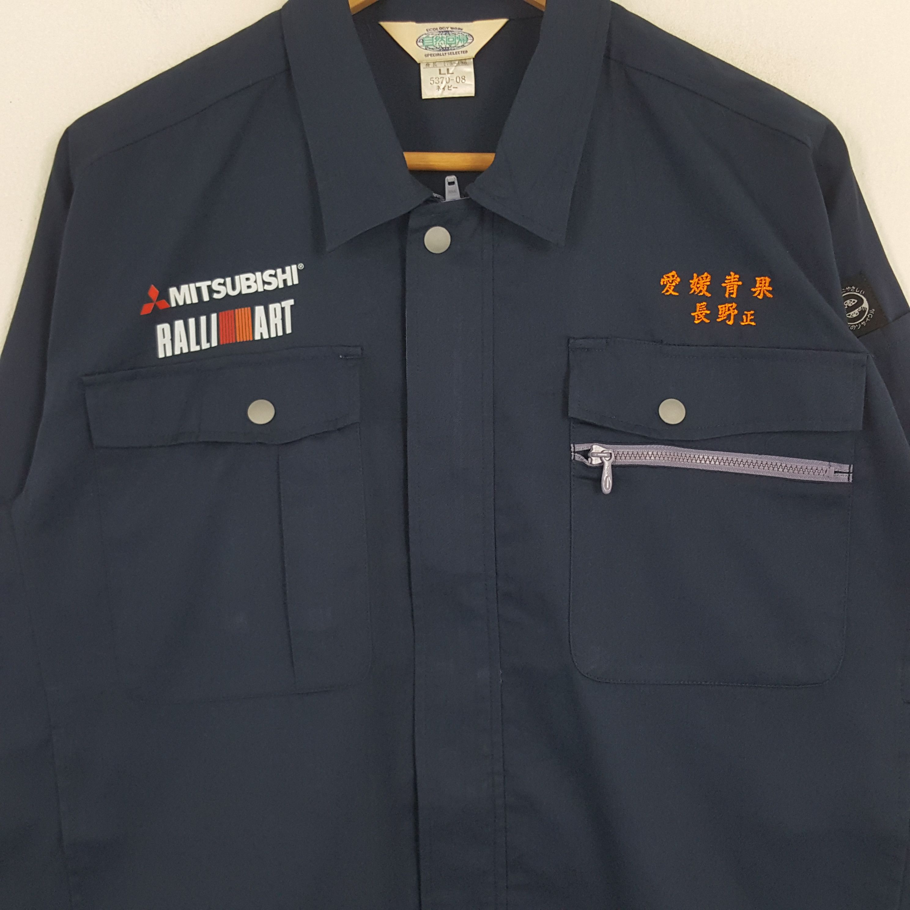 Japanese Brand × Vintage Vintage Mitsubishi Ralli Art Japanese Racing Custom Jacket Size US XL / EU 56 / 4 - 4 Thumbnail