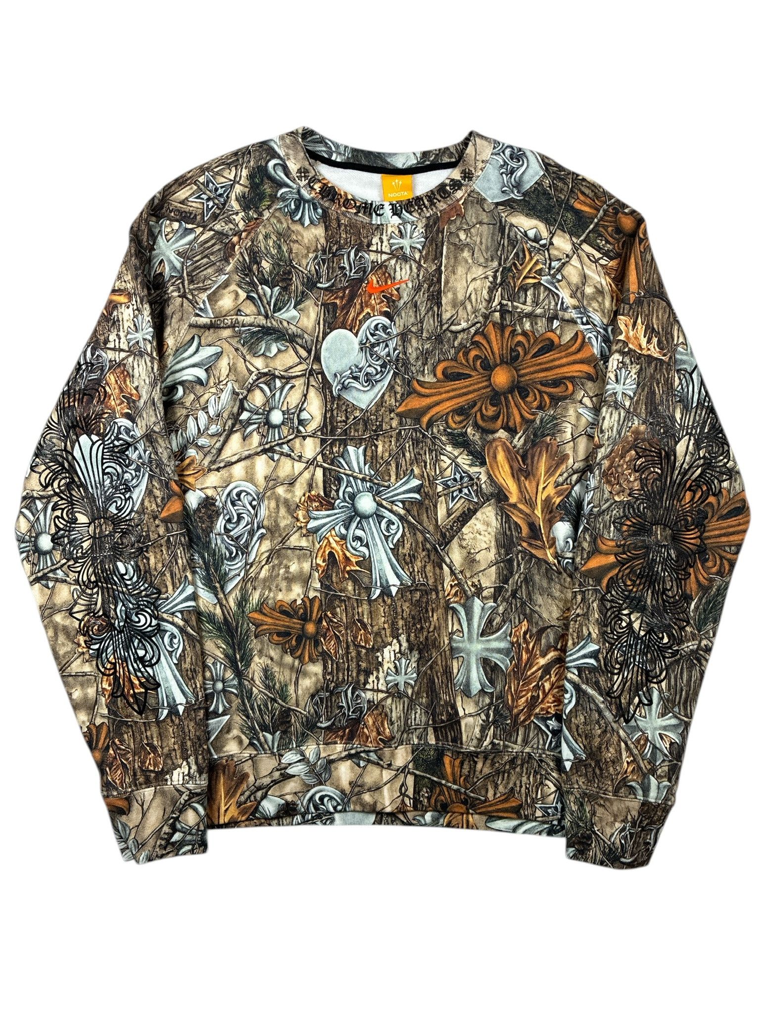 Chrome Hearts CHROME HEARTS X NOCTA FLEECE CREWNECK 'CAMO' Size US L / EU 52-54 / 3 - 1 Thumbnail