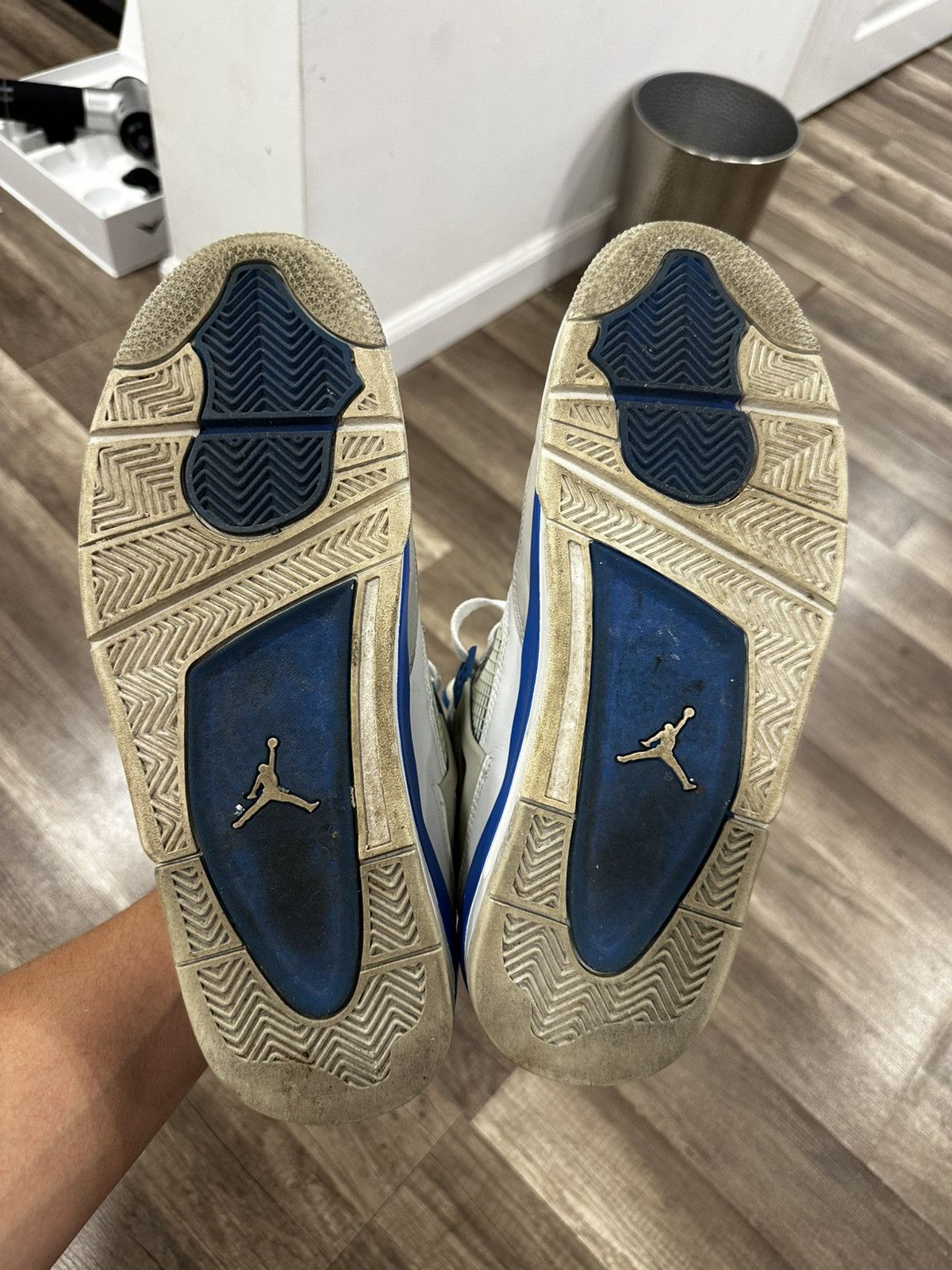 Jordan Brand 2012 Jordan 4 Military Blue Size US 10 / EU 43 - 5 Thumbnail