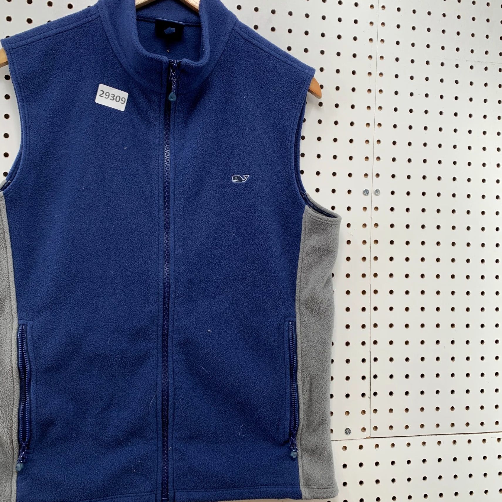 Vineyard Vines Vineyard Vines Fleece Zip Vest Jacket Adult Small Gray Blue SLeevless Size US S / EU 44-46 / 1 - 4 Thumbnail