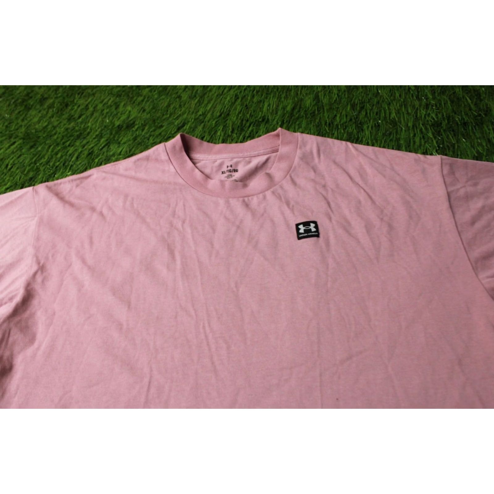 Under Armour Under Armour Shirt Women XL Pink T-Shirt Casual Short Sleeve Crew Neck Solid 2023 Regular Size XL Size XL / US 12-14 / IT 48-50 - 3 Thumbnail